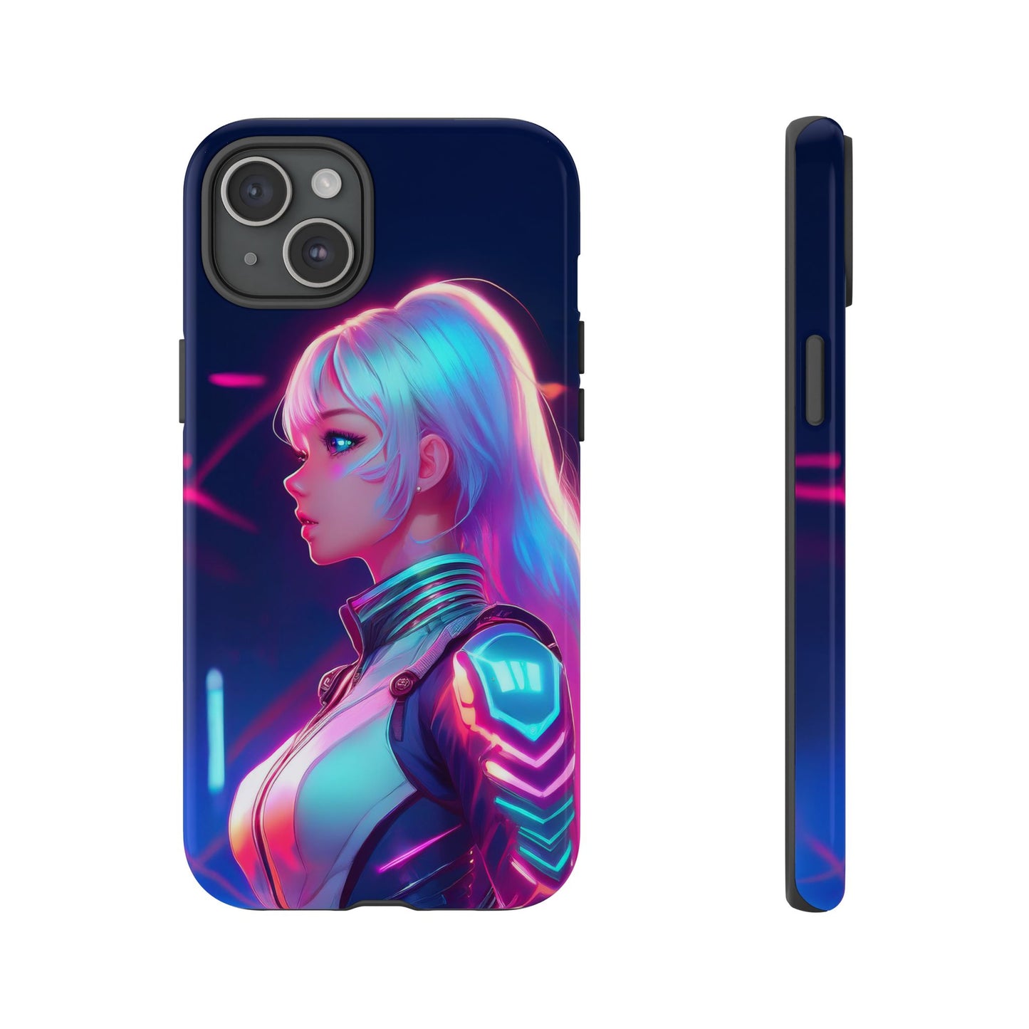 Futuristic Cyberpunk Female Cell Phone Case 009