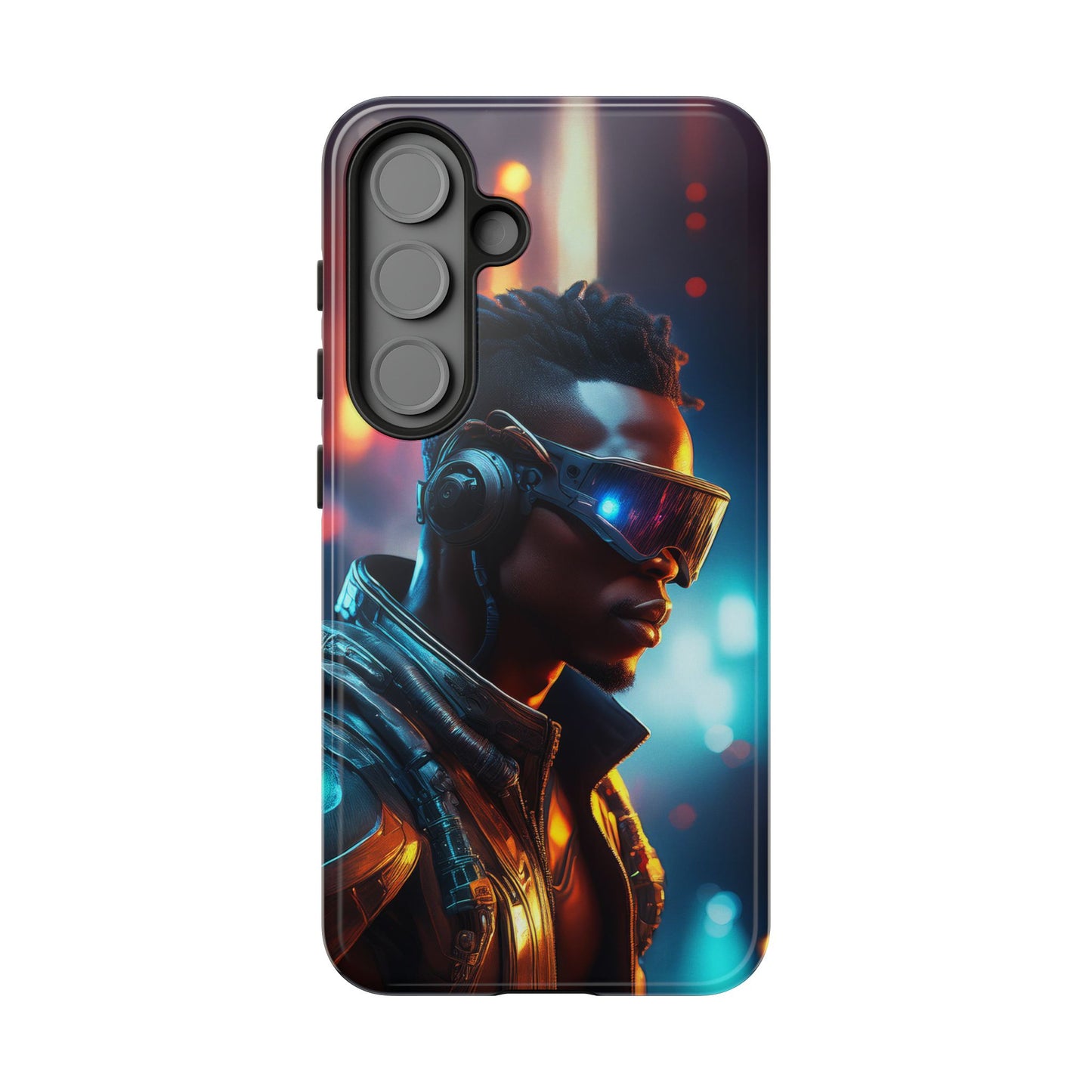 Futuristic Cyberpunk Male Cell Phone Case 016