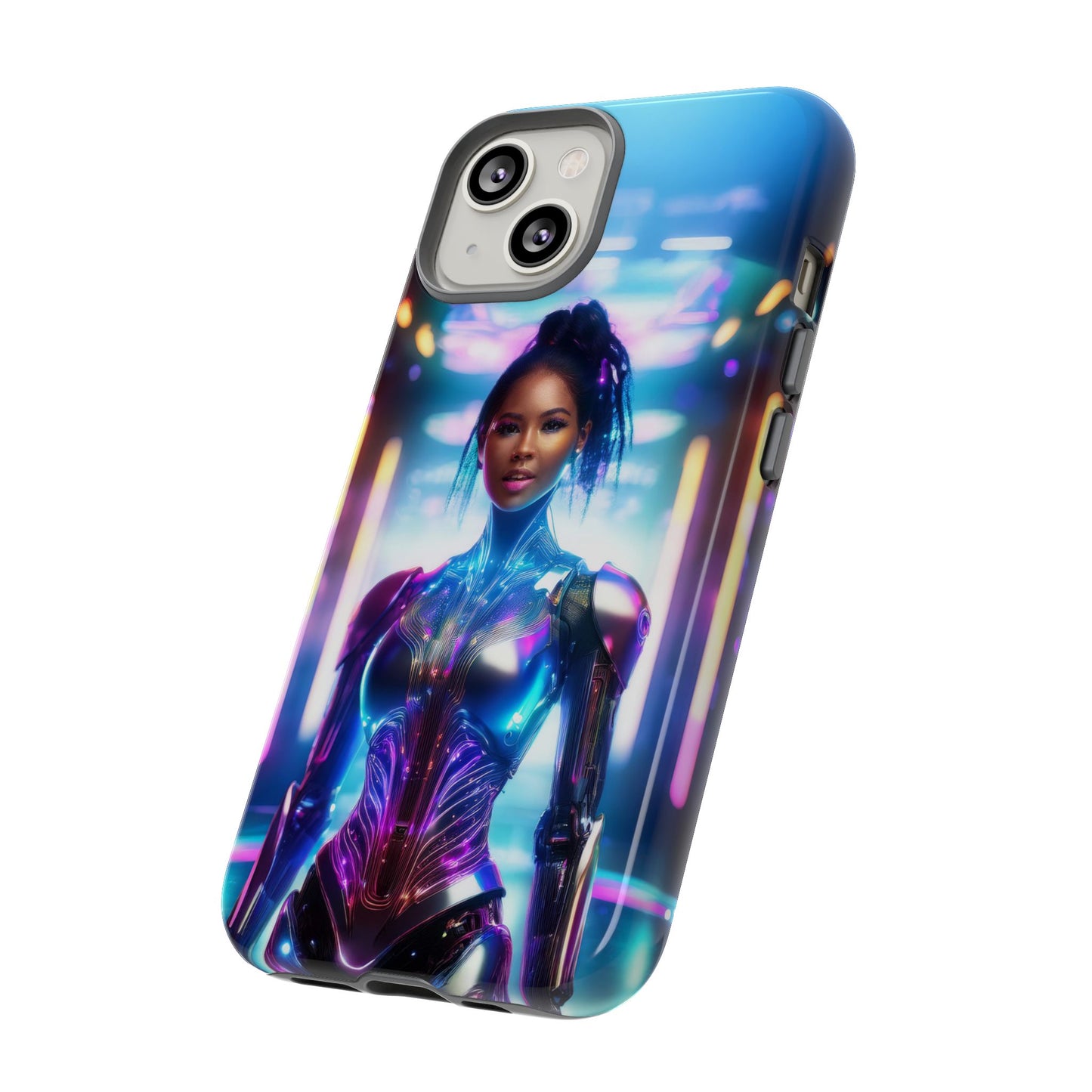 Futuristic Human Android Hybrid Cell Phone Case 009