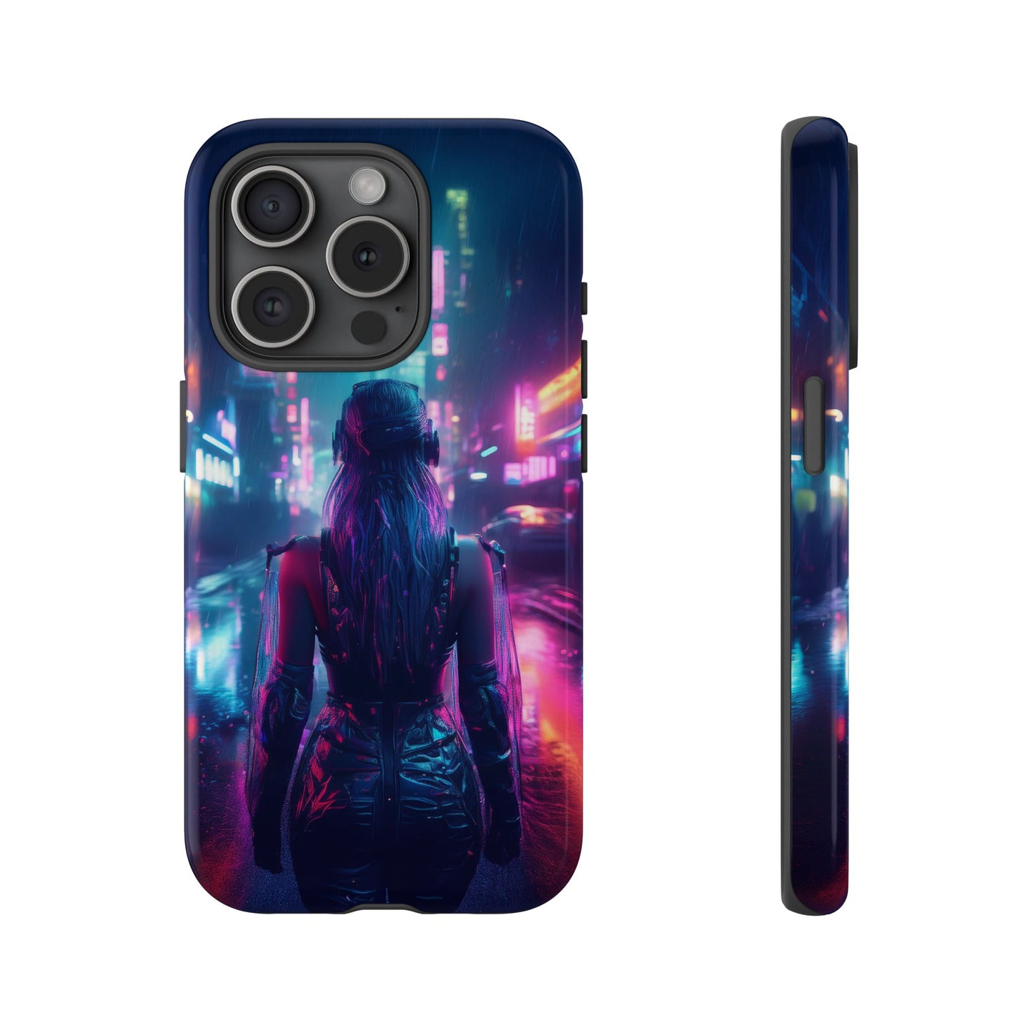 Futuristic Cyberpunk Female Cell Phone Case 032