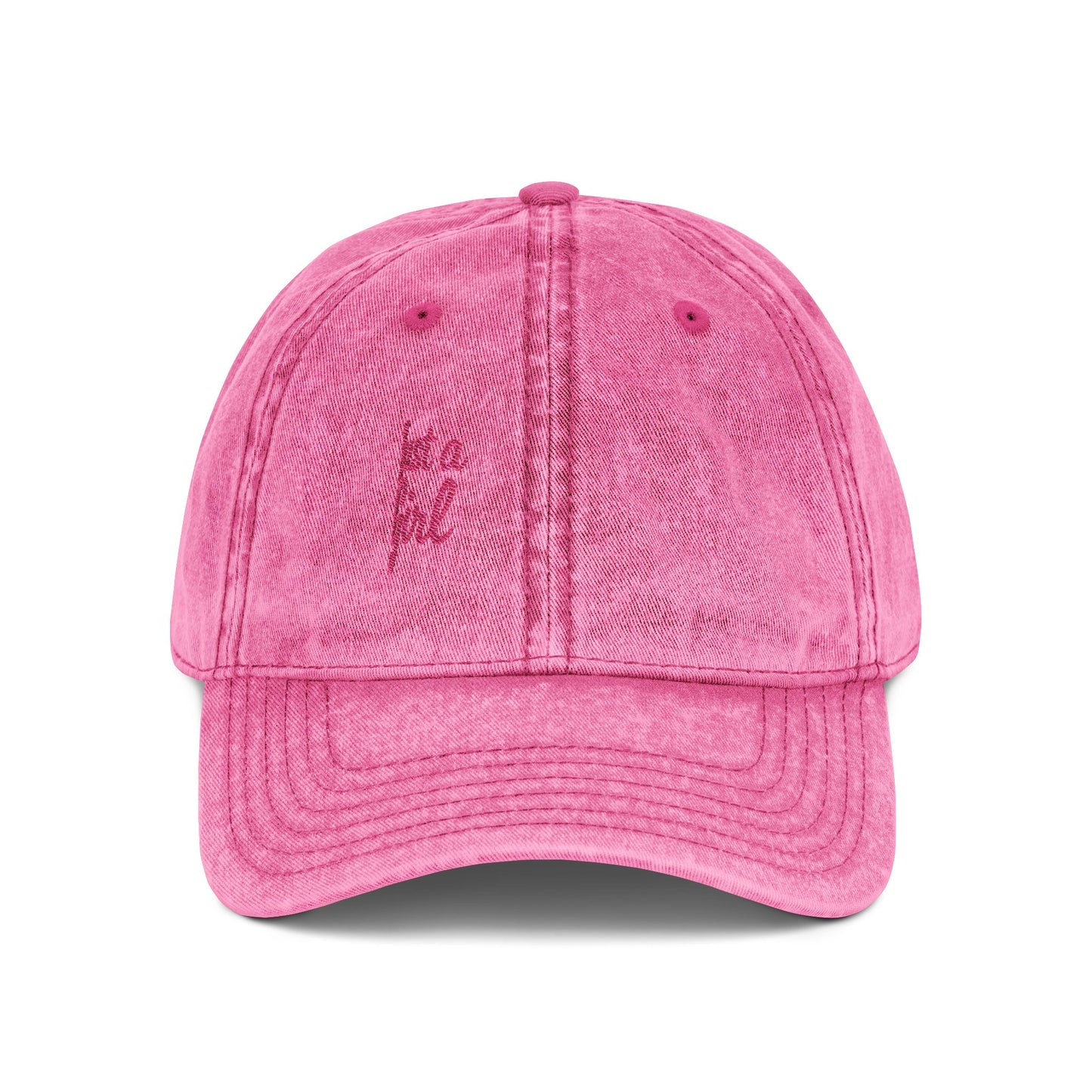 Just a Girl Vintage Hat – Minimalist Script Hat with Bold Feminine Energy and Classic Style