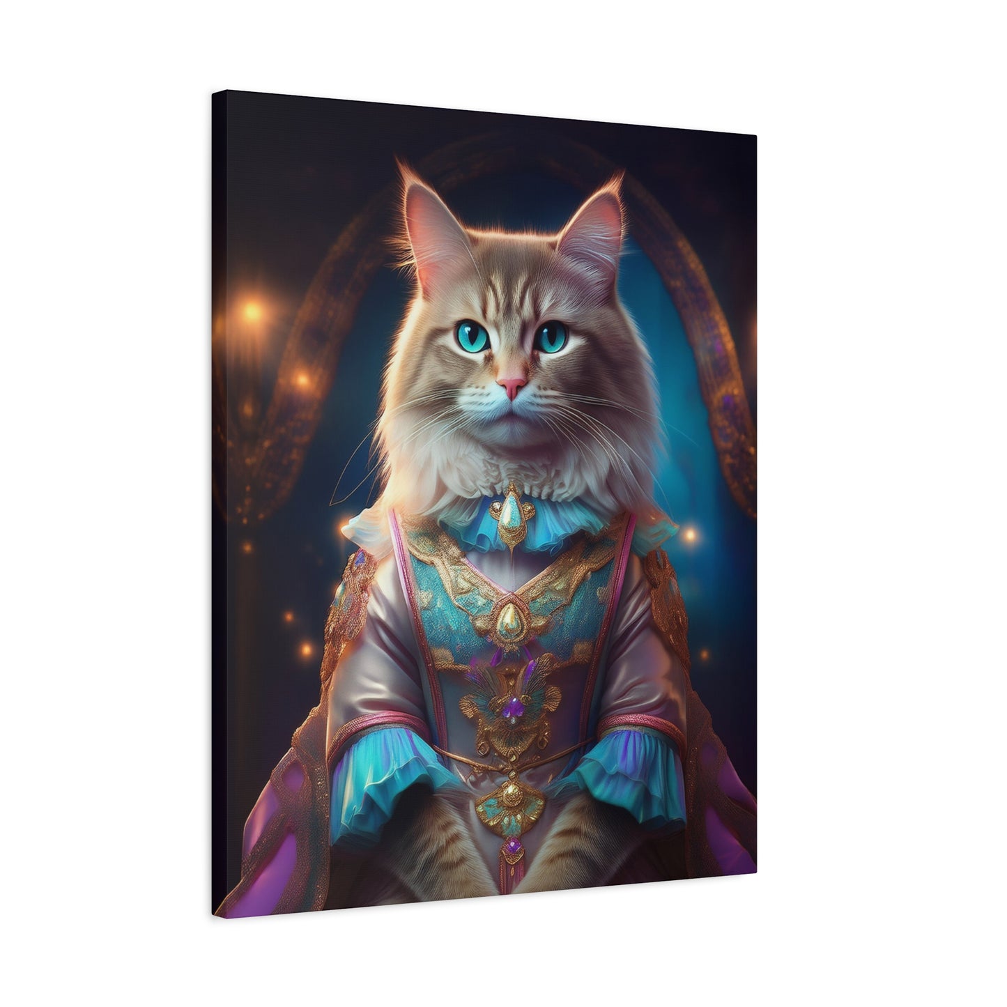 Meowgical Fairy Purrincess Canvas Art | Stretched Matte Wall Decor 001