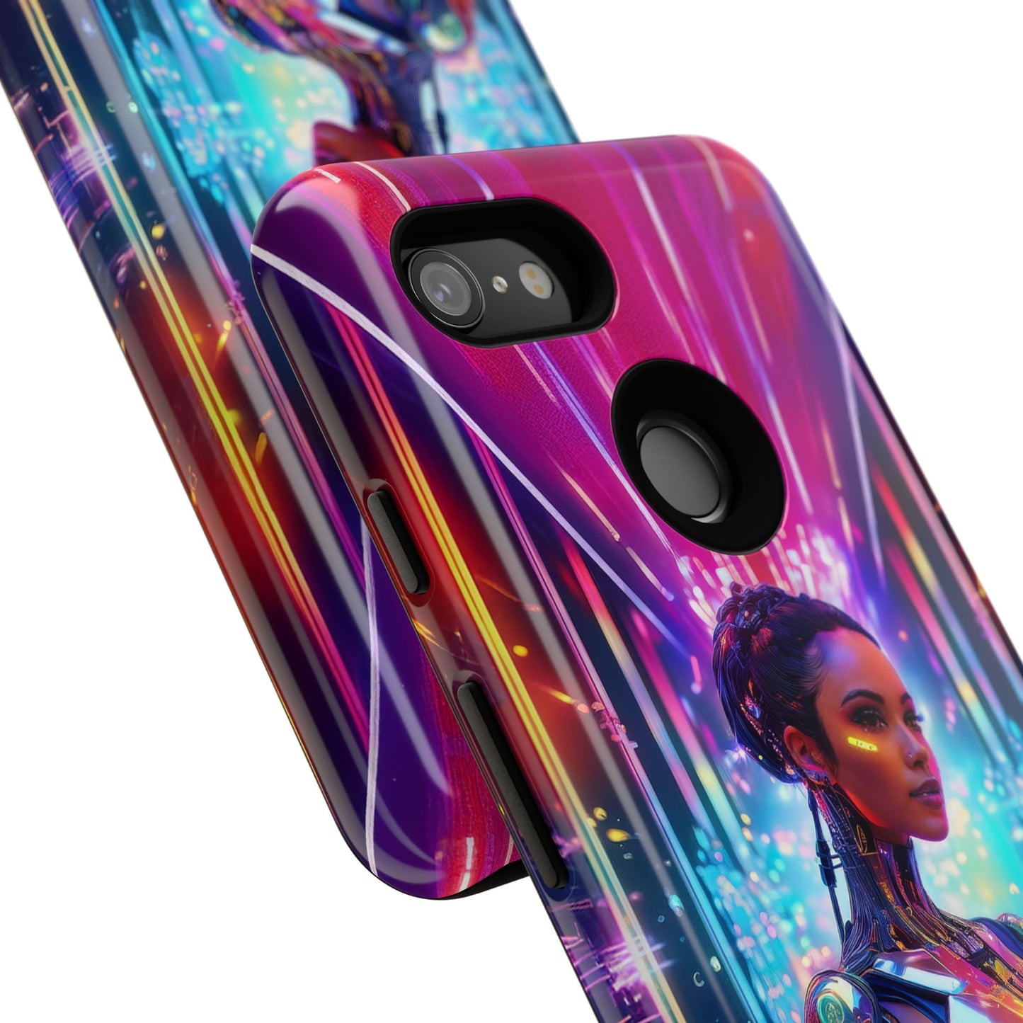 Futuristic Human Android Hybrid Cell Phone Case 006