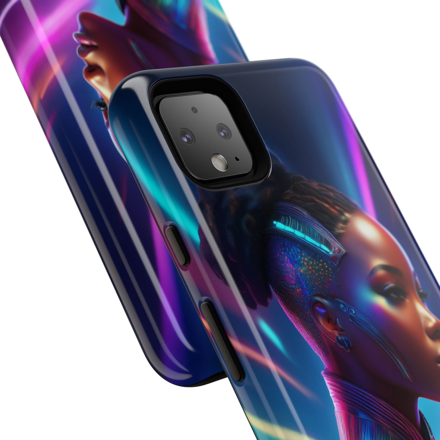 Futuristic Cyberpunk Female Cell Phone Case 014