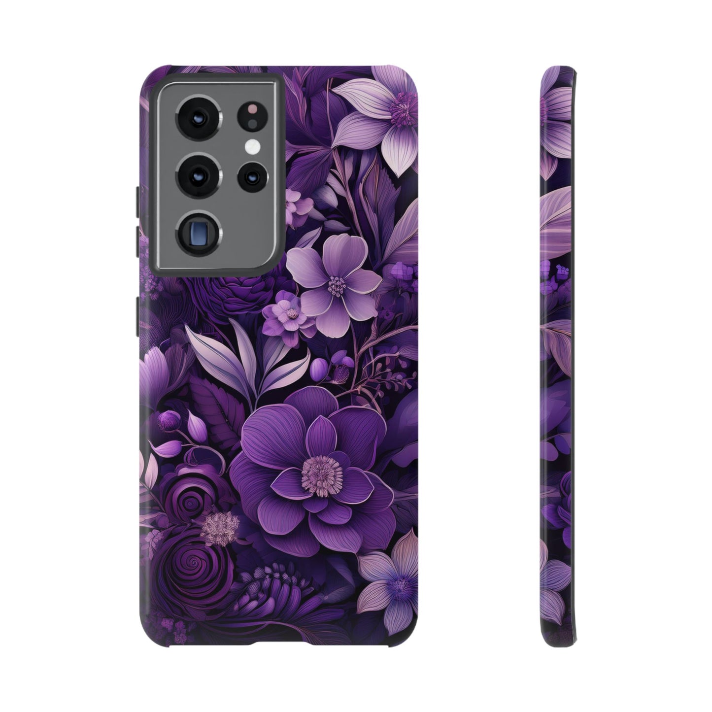 Purple Florals Tough Cases