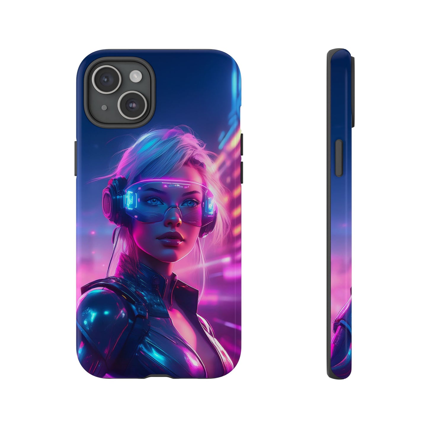 Futuristic Cyberpunk Female Cell Phone Case 029