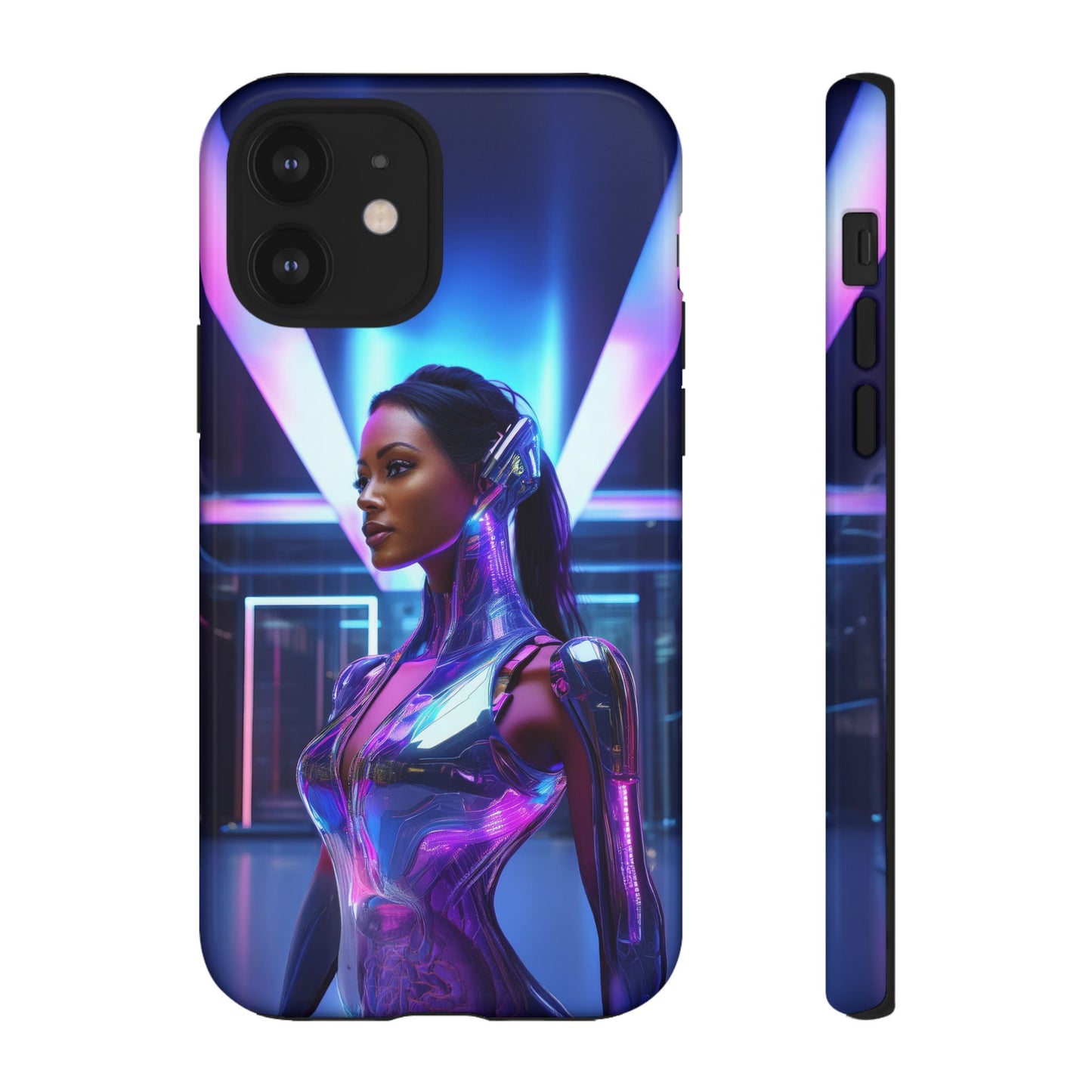 Futuristic Human Android Hybrid Cell Phone Case 017