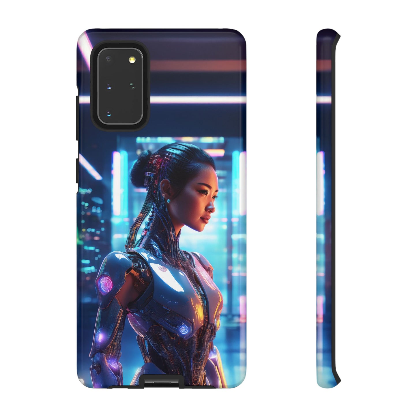 Futuristic Human Android Hybrid Cell Phone Case 013