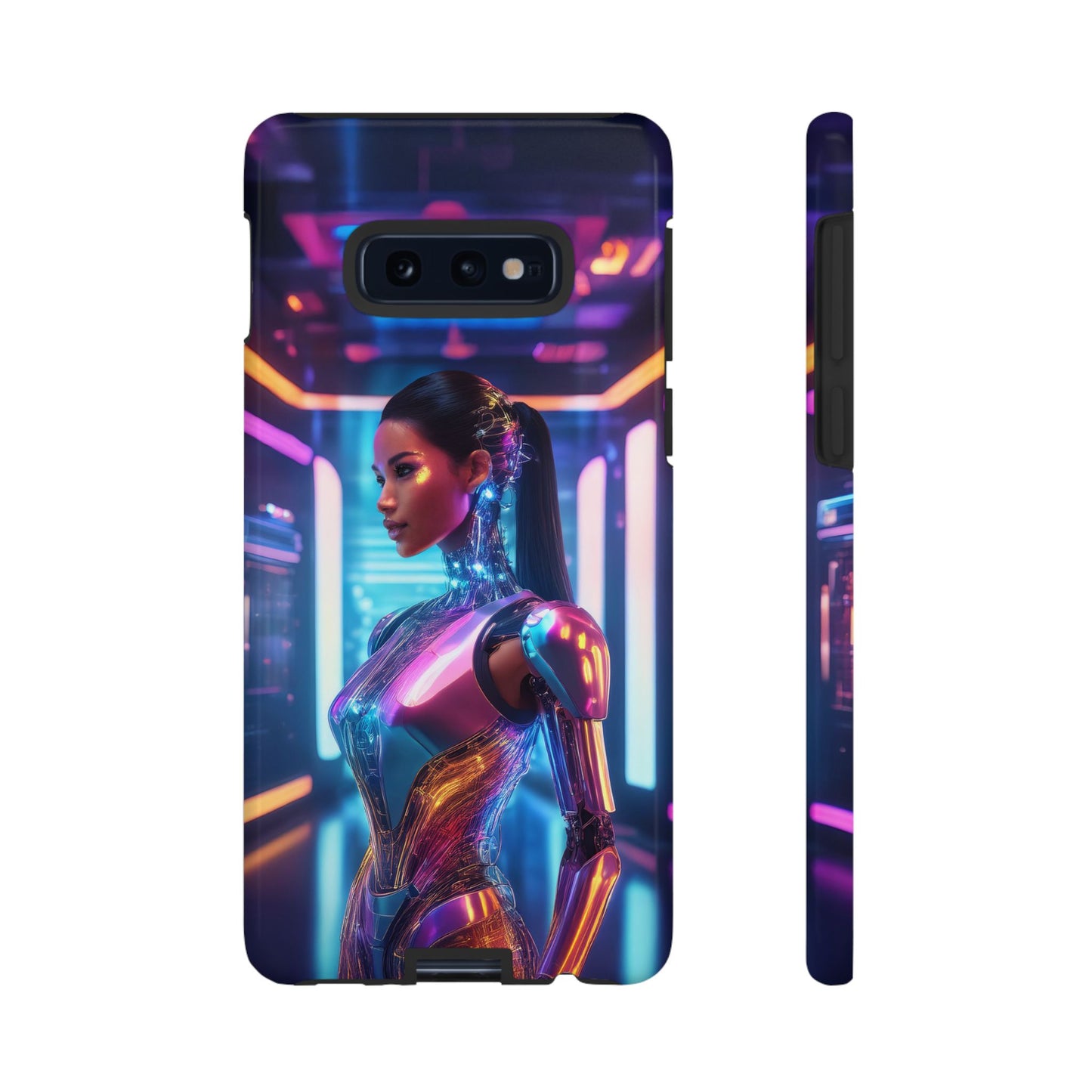 Futuristic Human Android Hybrid Cell Phone Case 016