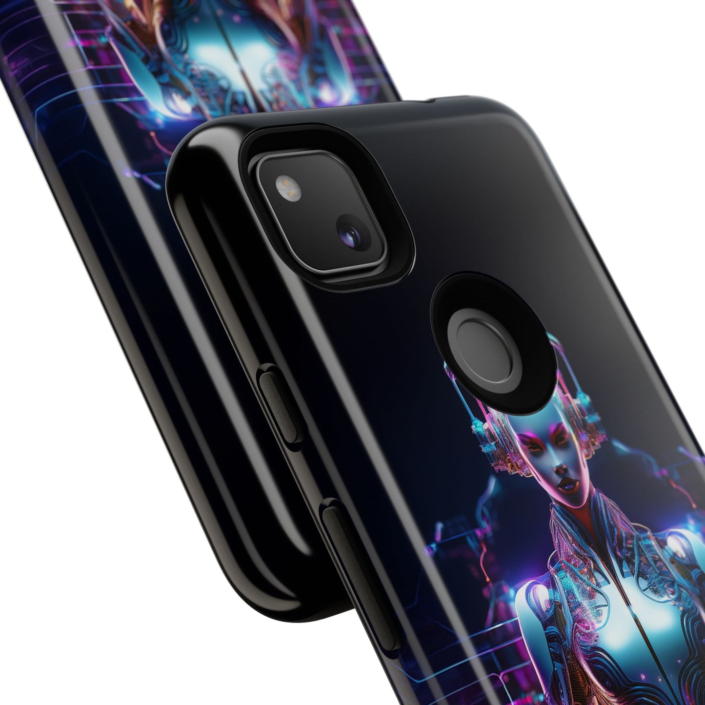 Futuristic Human Android Hybrid Cell Phone Case 001