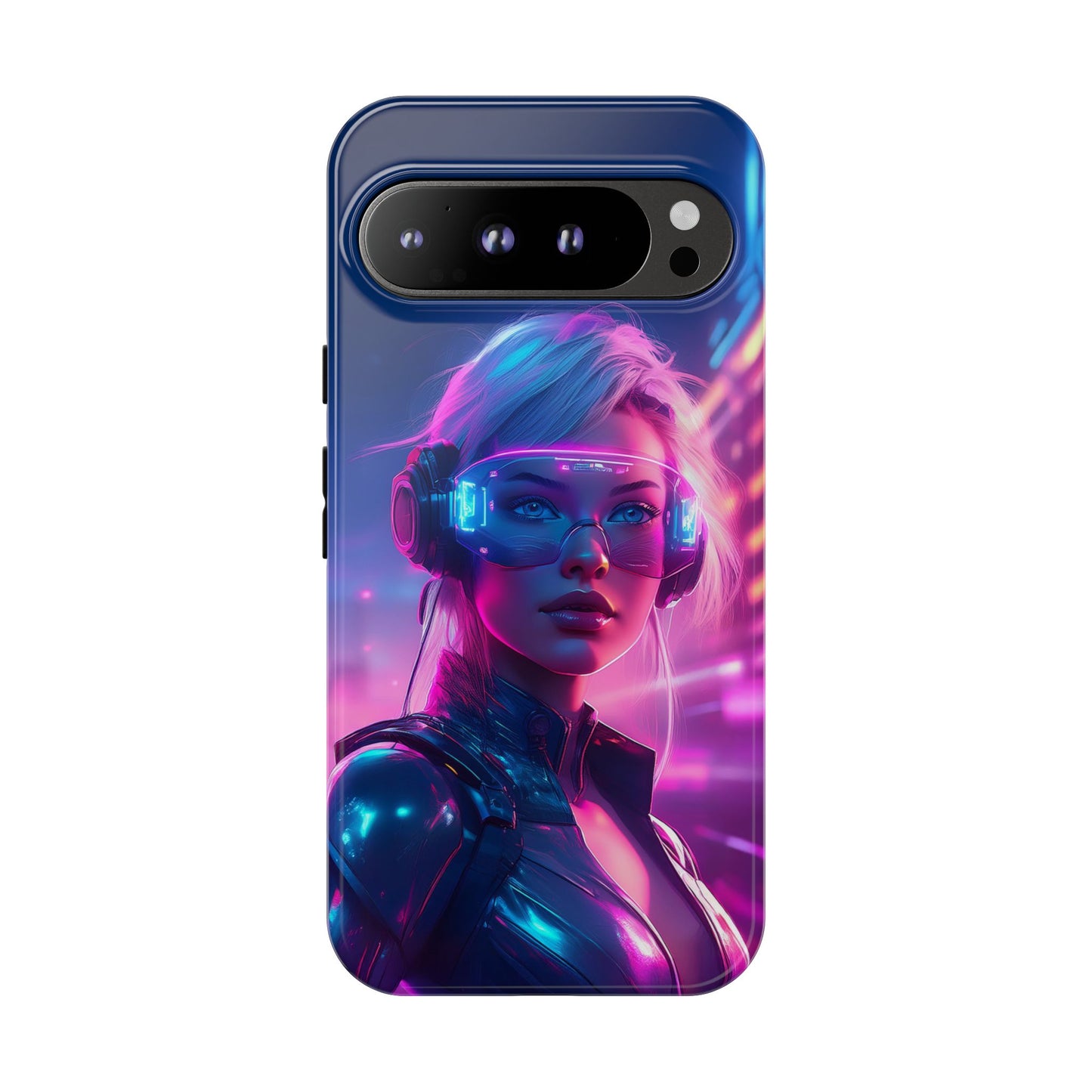 Futuristic Cyberpunk Female Cell Phone Case 029