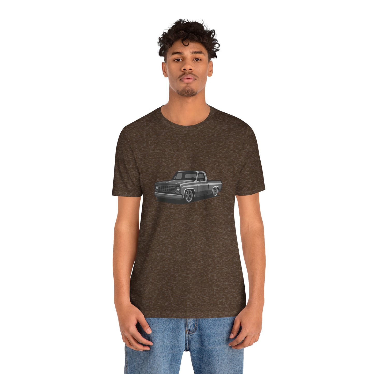 Classic Truck Graphic Tee Dark Theme – Vintage Pickup Vector Design for Car Enthusiasts