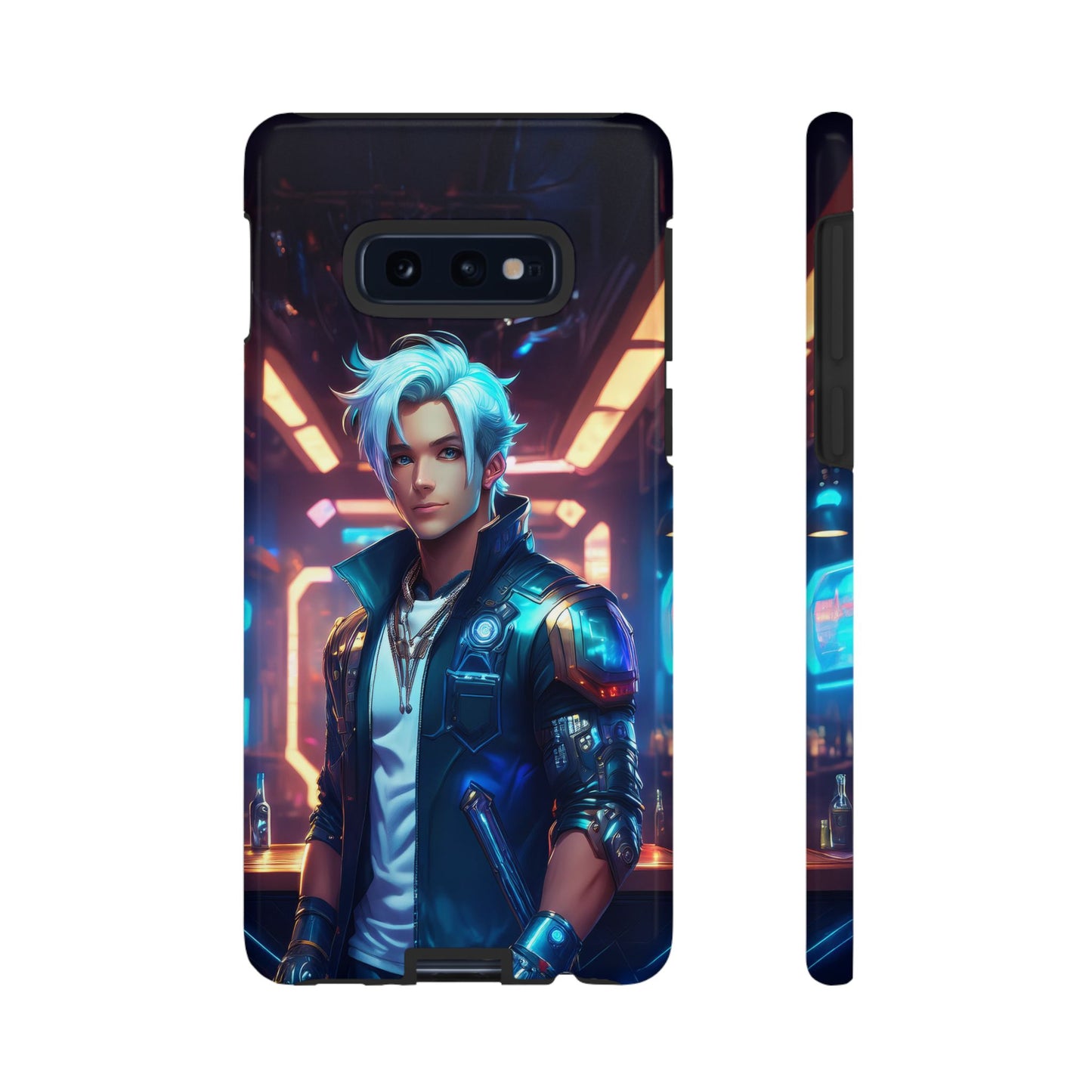 Futuristic Cyberpunk Male Cell Phone Case 009