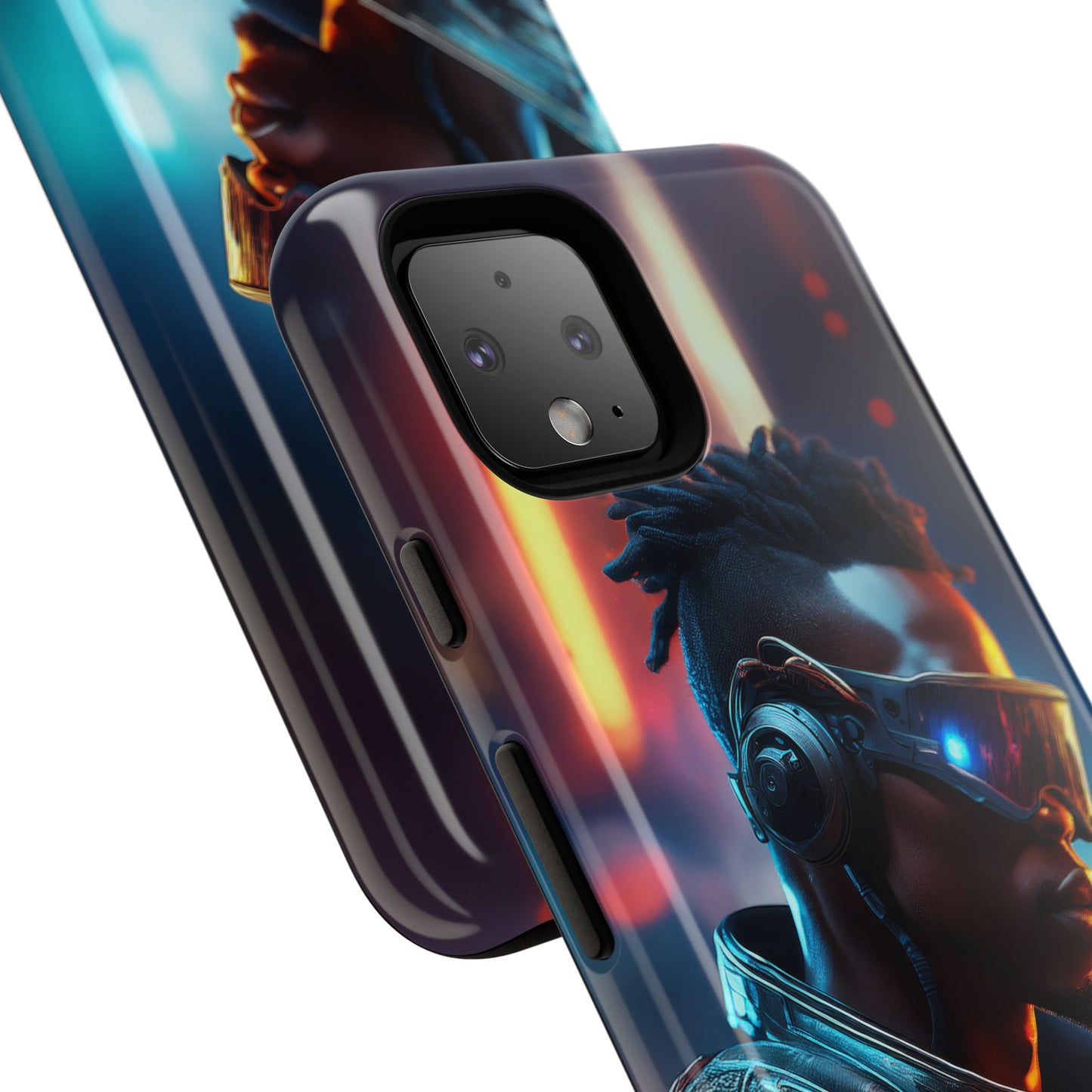 Futuristic Cyberpunk Male Cell Phone Case 016