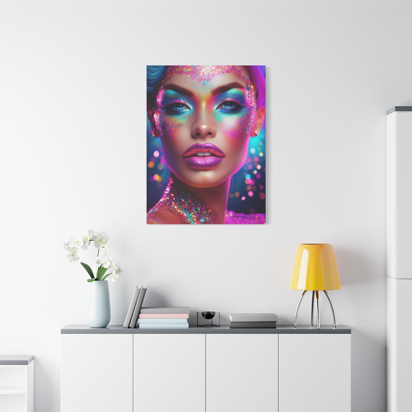 Glitter Love 008- Canvas Print – Vibrant Wall Decor