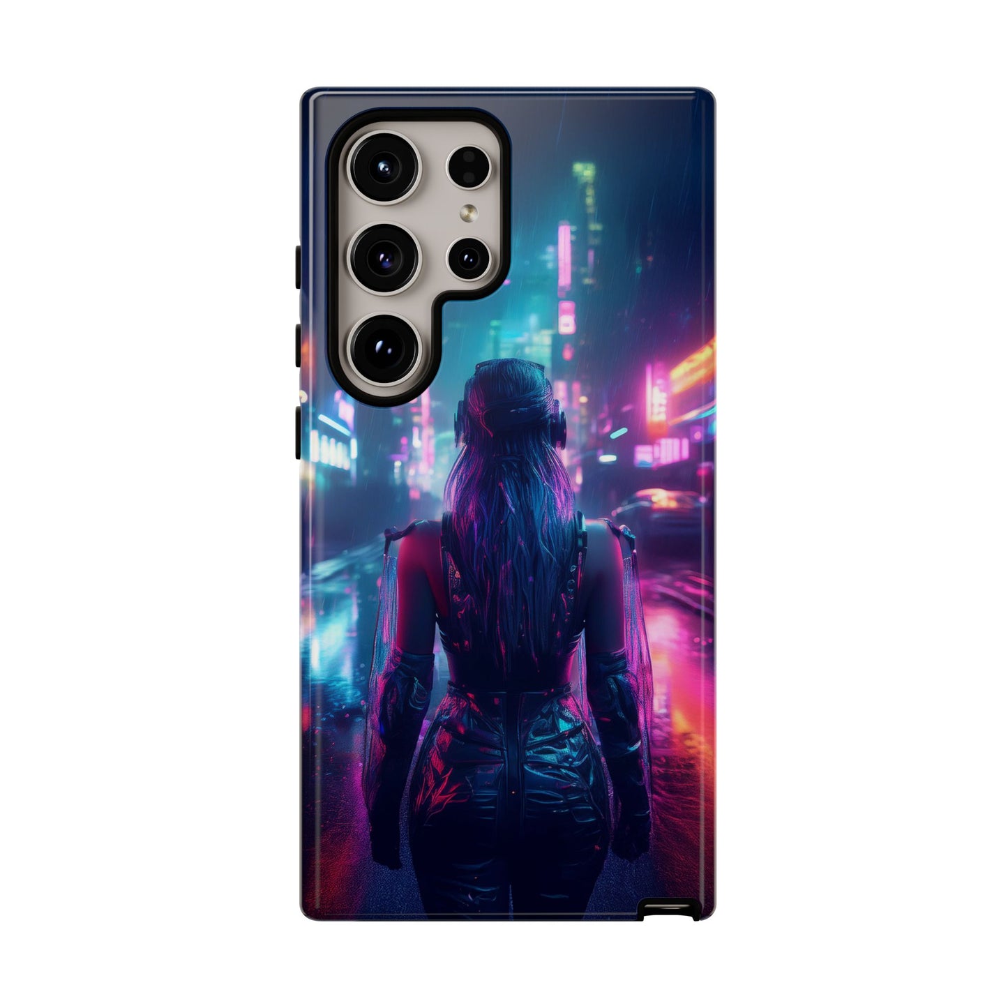 Futuristic Cyberpunk Female Cell Phone Case 032