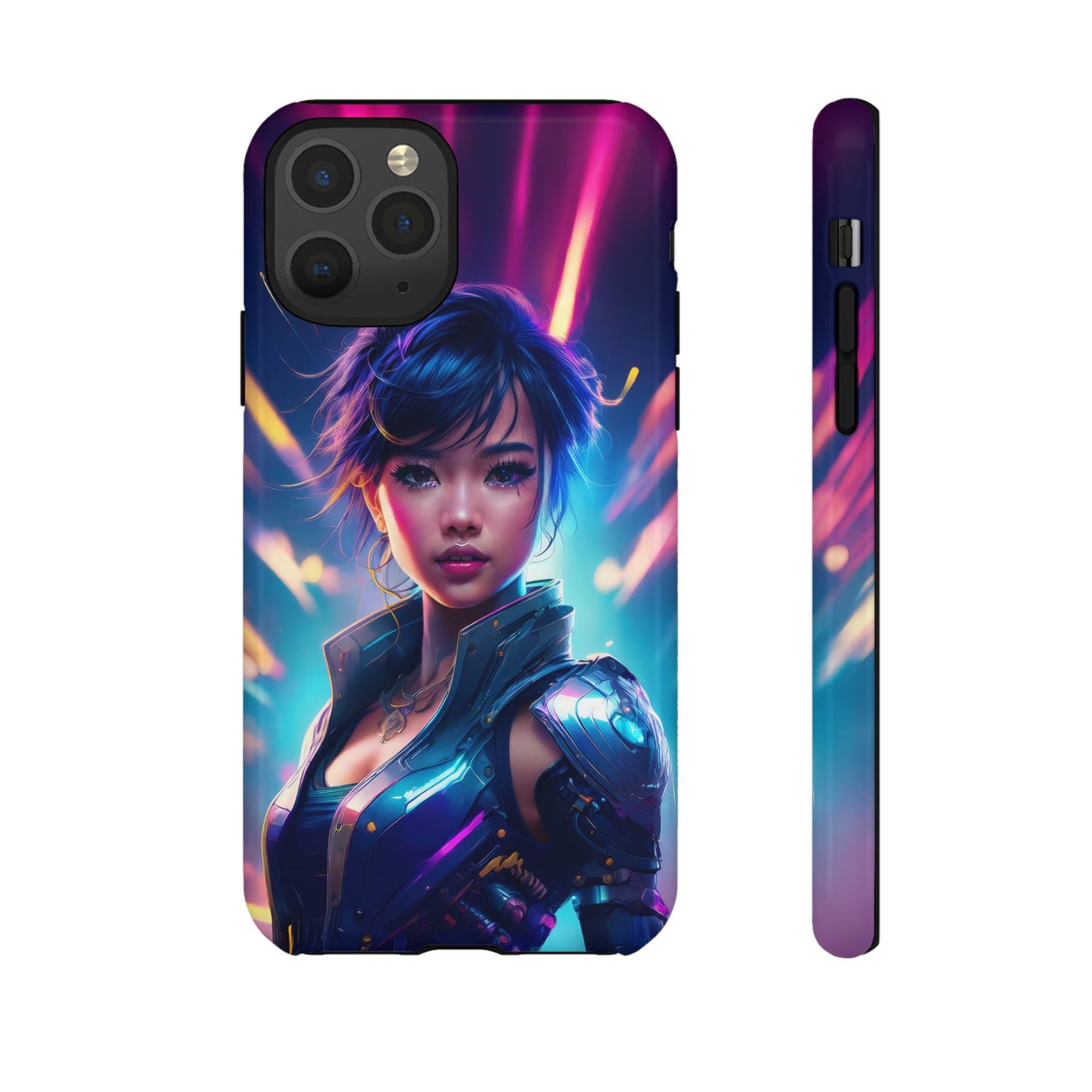 Futuristic Cyberpunk Female Cell Phone Case 024