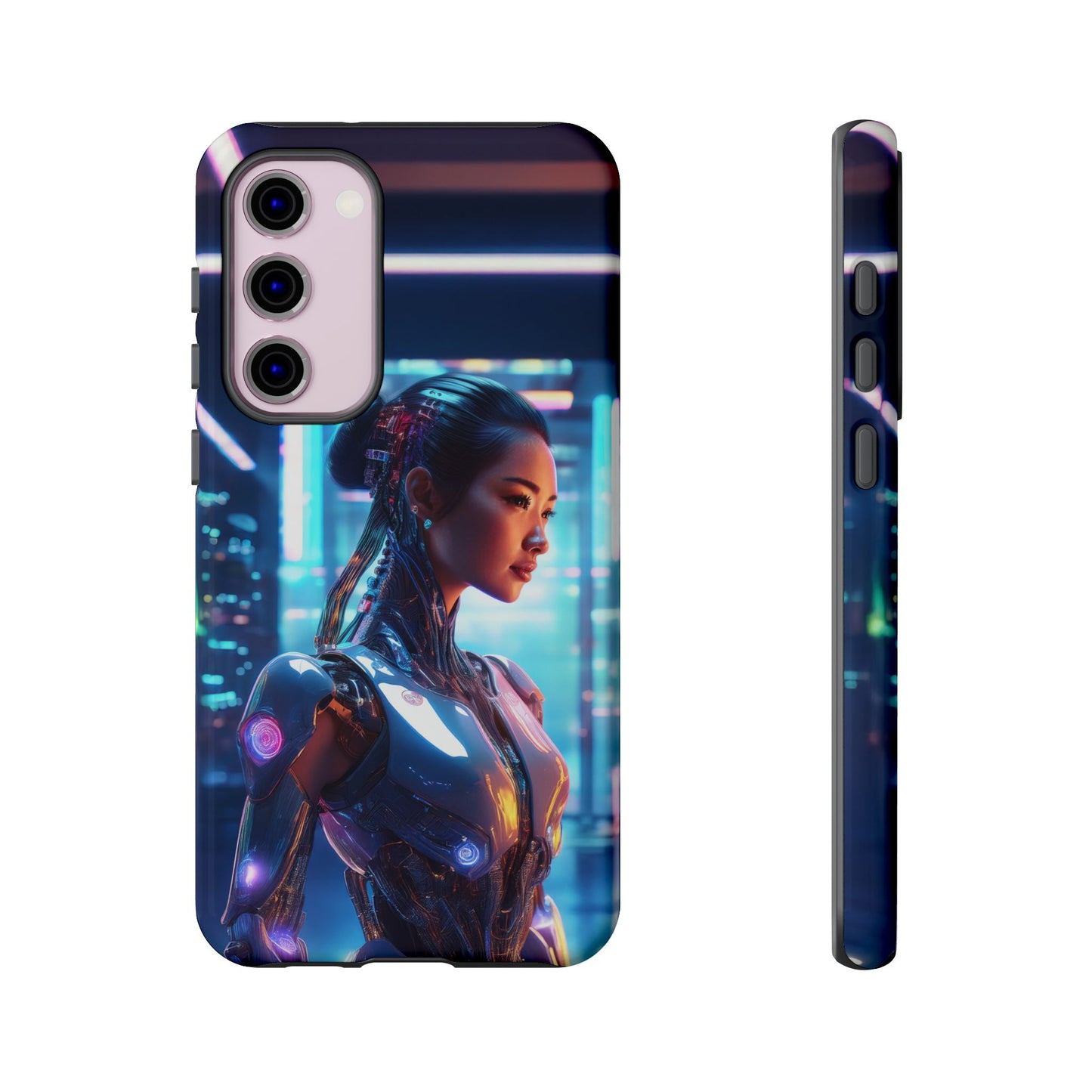 Futuristic Human Android Hybrid Cell Phone Case 013