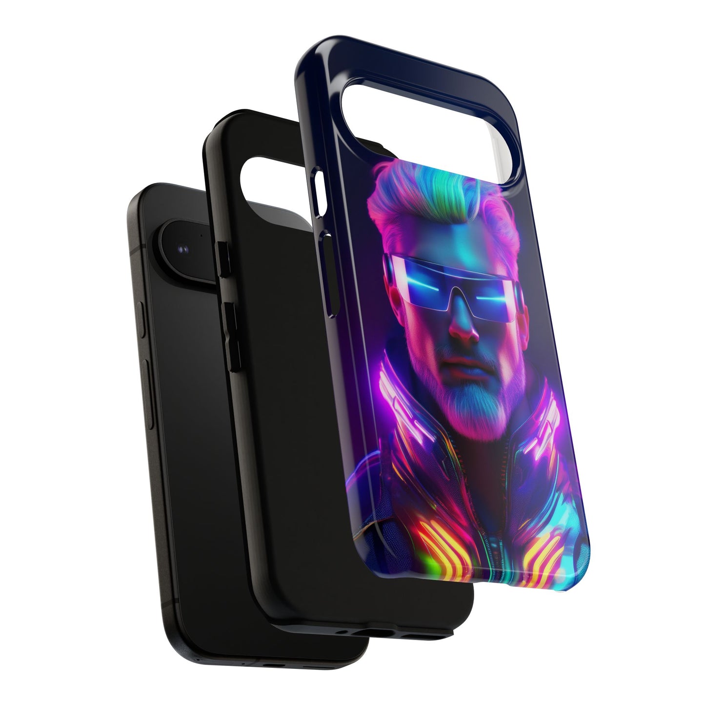 Futuristic Cyberpunk Male Cell Phone Case 026