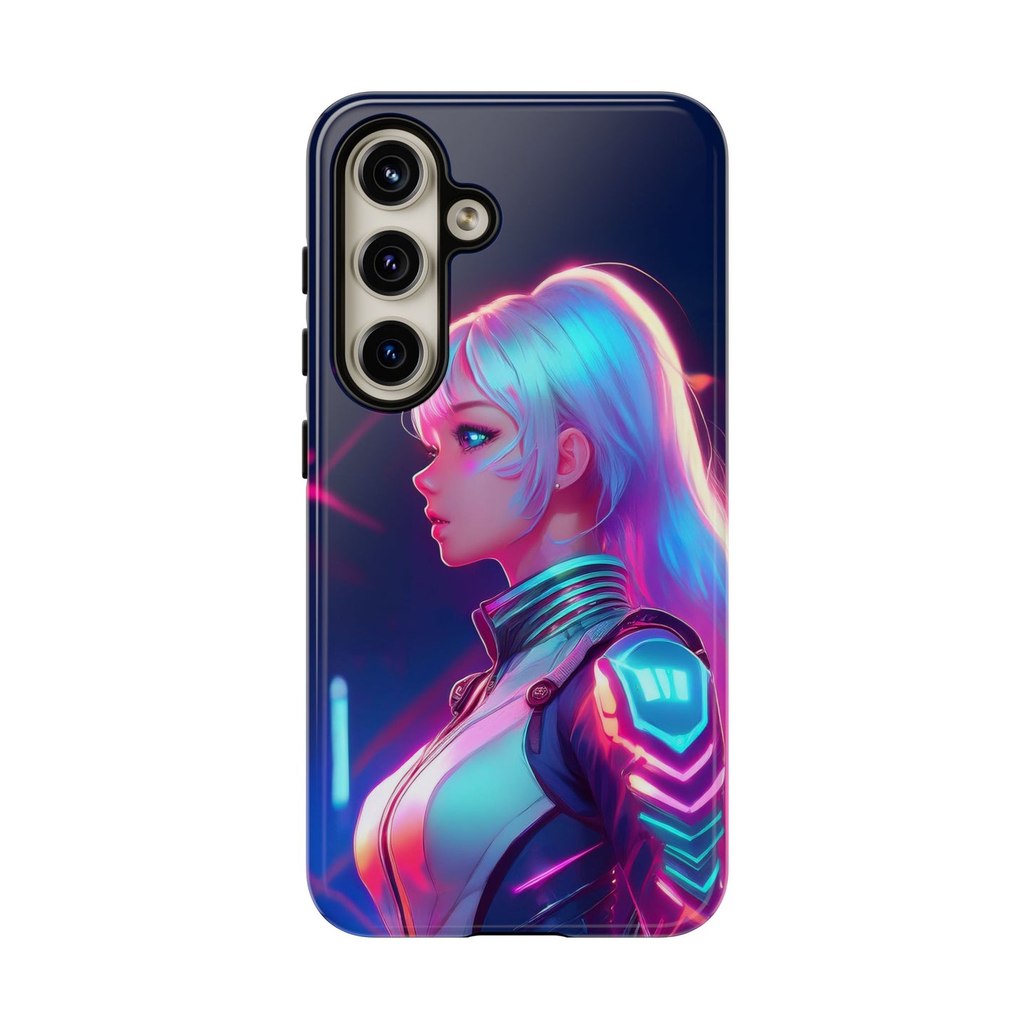 Futuristic Cyberpunk Female Cell Phone Case 009