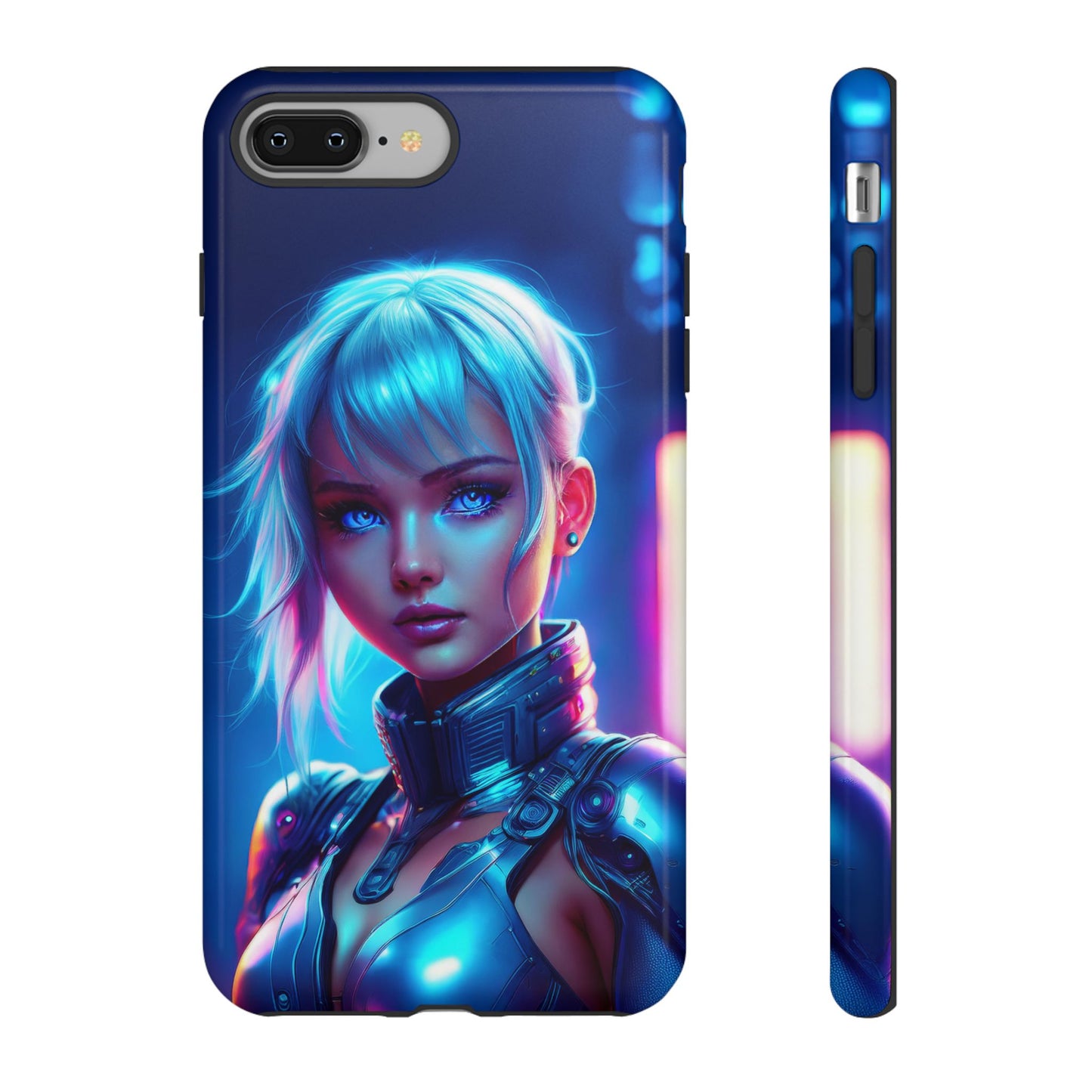 Futuristic Cyberpunk Female Cell Phone Case 013