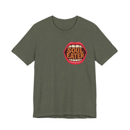 Colorful Design Soul Eater Shirt – Bold Funny Tee for Women Who Break Hearts and Don’t Apologize. Unisex Jersey Short Sleeve Tee