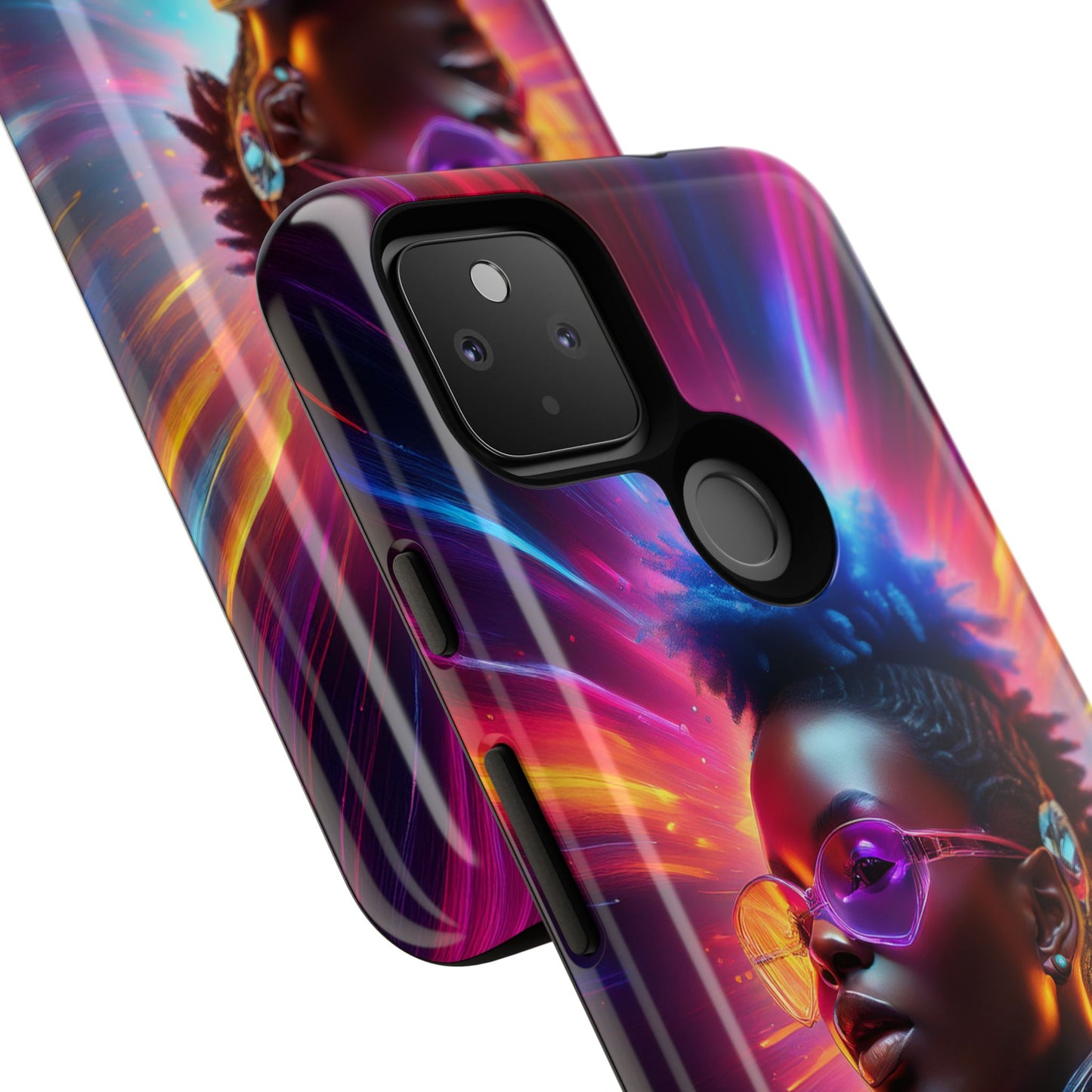 Futuristic Cyberpunk Female Cell Phone Case 026