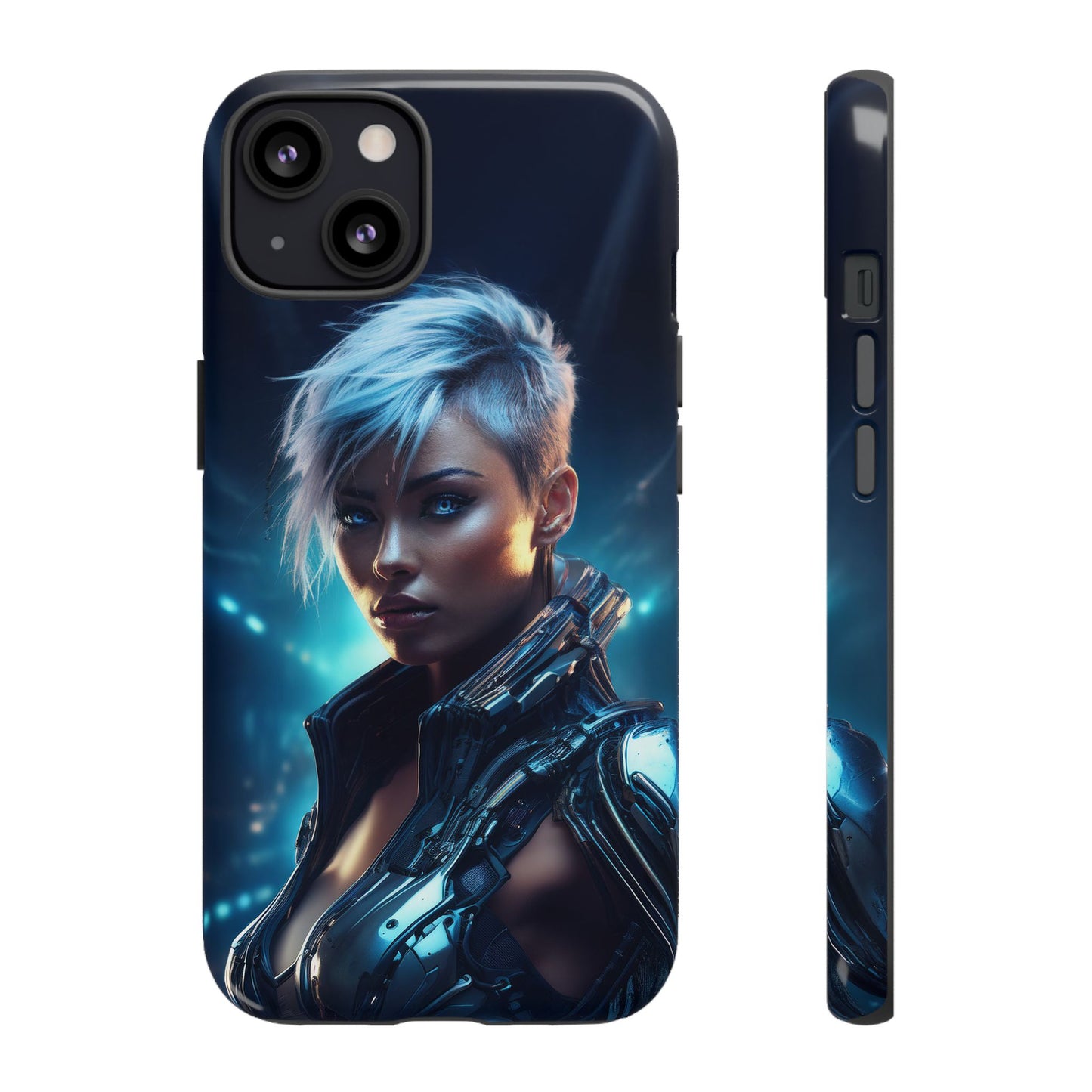 Futuristic Cyberpunk Female Cell Phone Case 027