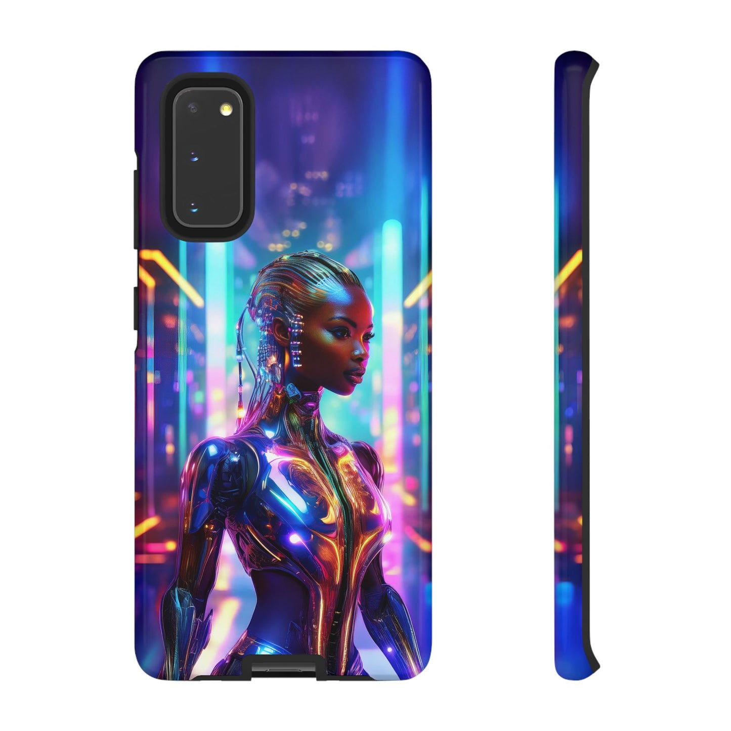 Futuristic Human Android Hybrid Cell Phone Case 018