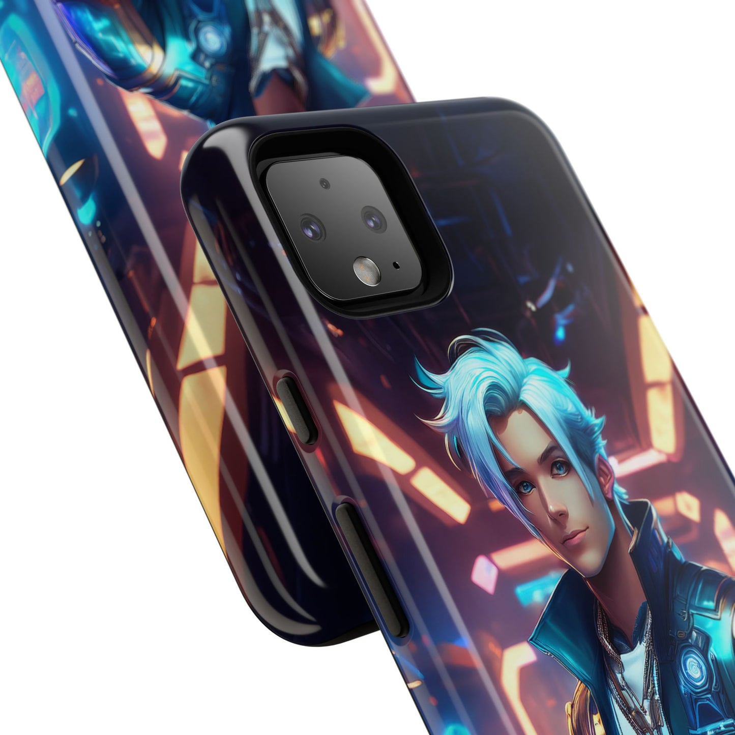 Futuristic Cyberpunk Male Cell Phone Case 009