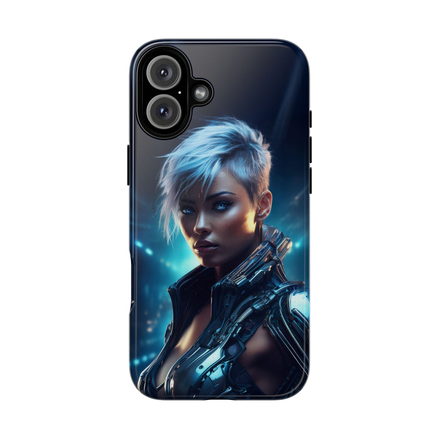 Futuristic Cyberpunk Female Cell Phone Case 027