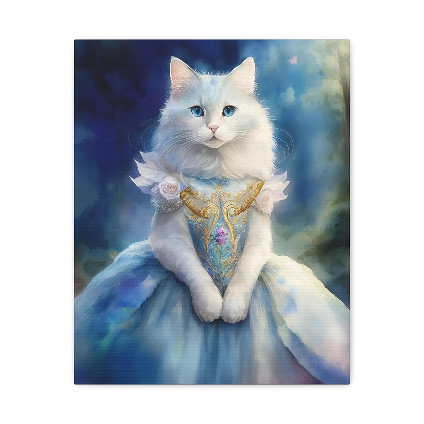 Meowgical Fairy Purrincess Canvas Art | Stretched Matte Wall Decor 007