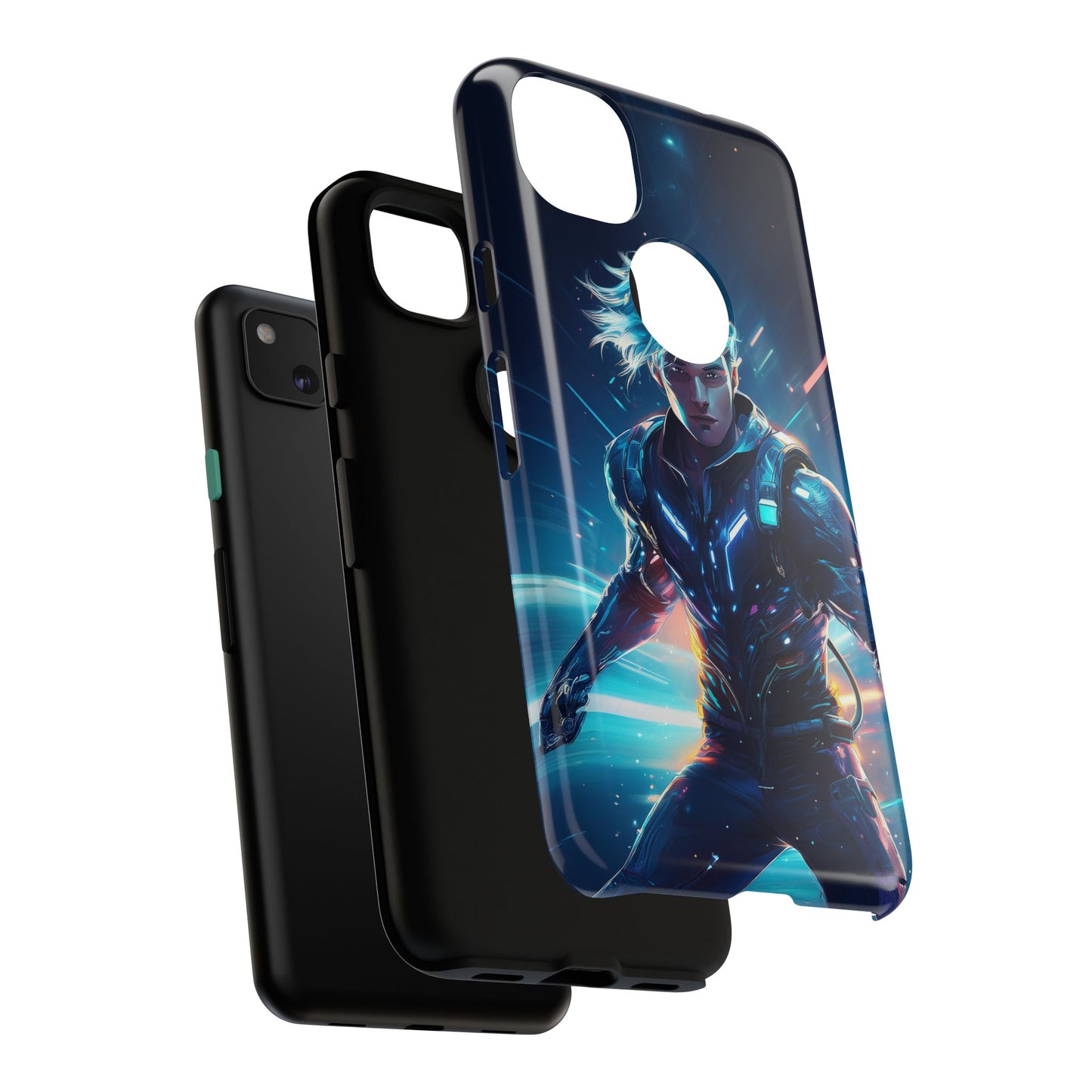 Futuristic Cyberpunk Male Cell Phone Case 024