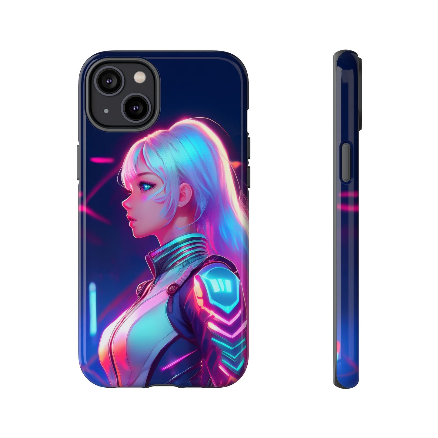 Futuristic Cyberpunk Female Cell Phone Case 009