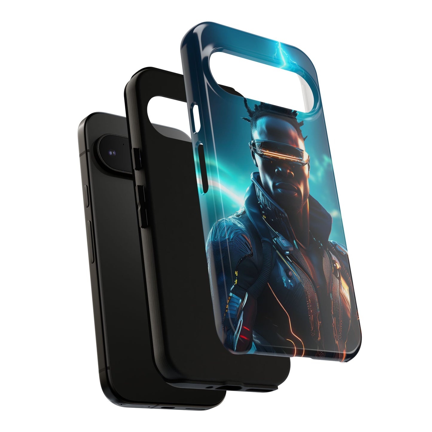 Futuristic Cyberpunk Male Cell Phone Case 014