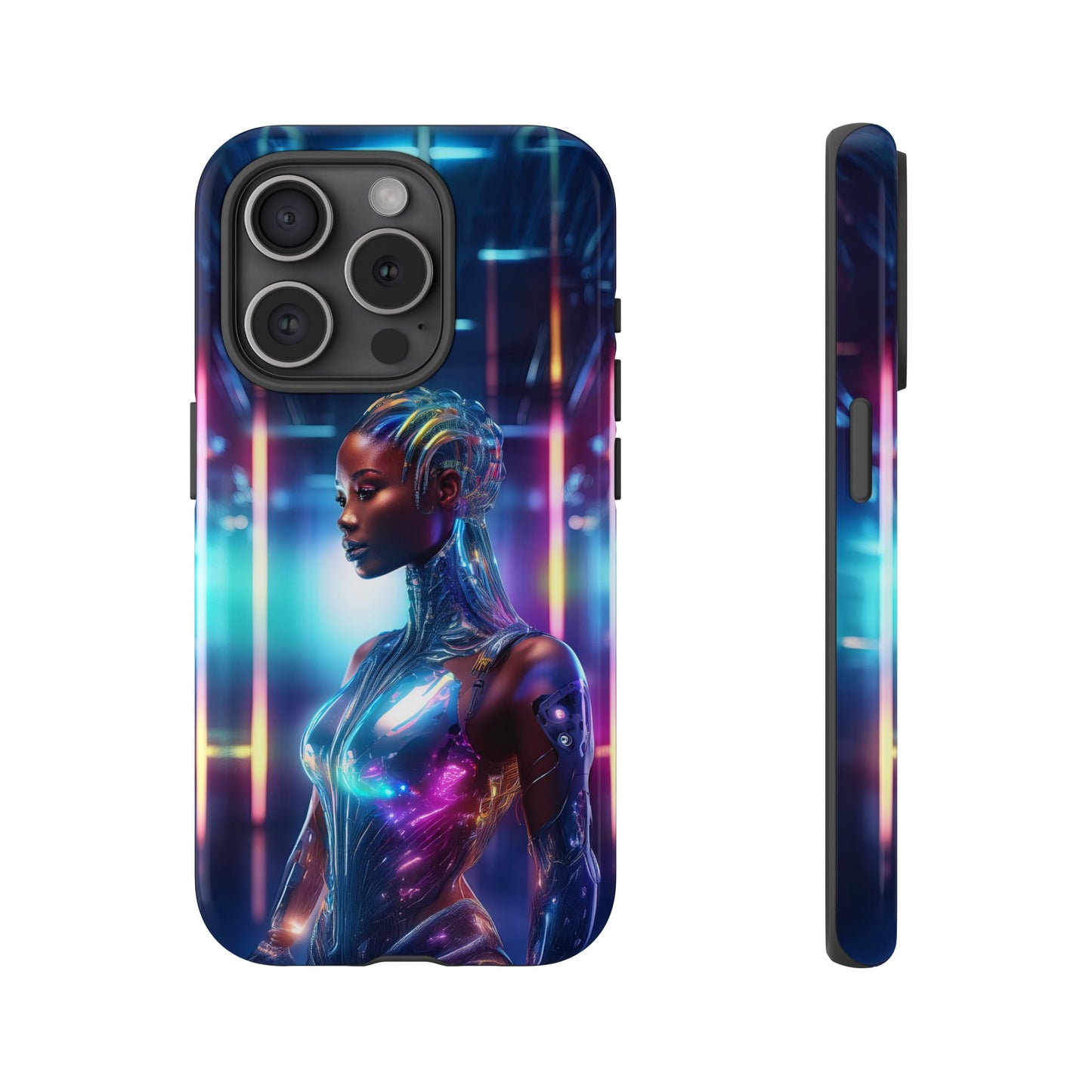 Futuristic Human Android Hybrid Cell Phone Case 014