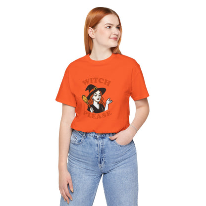 Witch Please Halloween Shirt – Sassy Retro Witch Graphic Tee for Funny Halloween Attitude