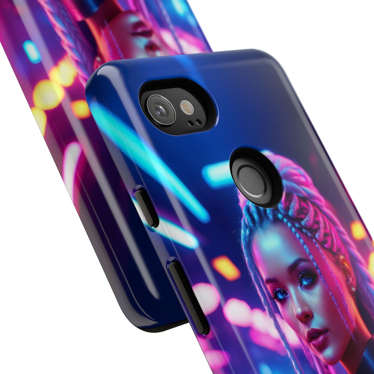 Futuristic Cyberpunk Female Cell Phone Case 007