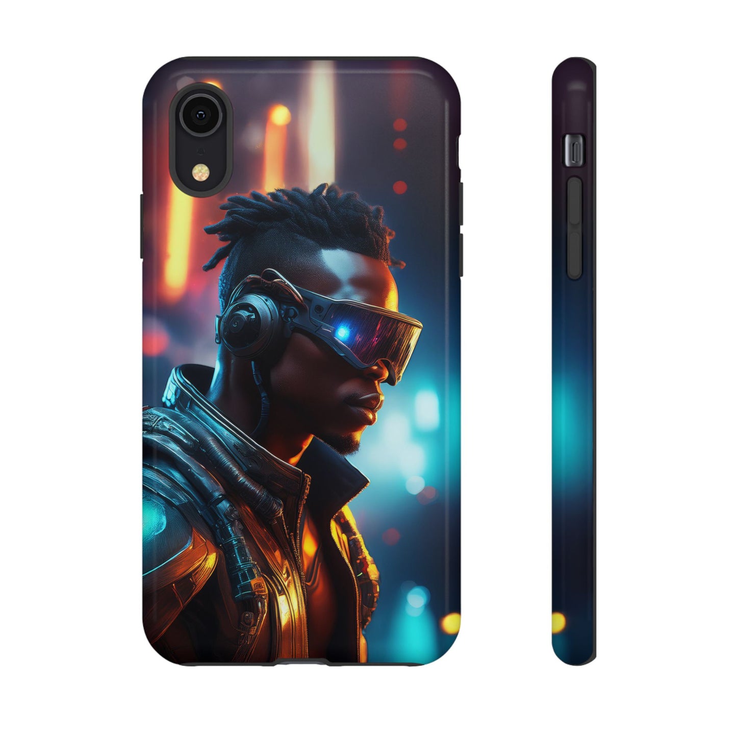 Futuristic Cyberpunk Male Cell Phone Case 016