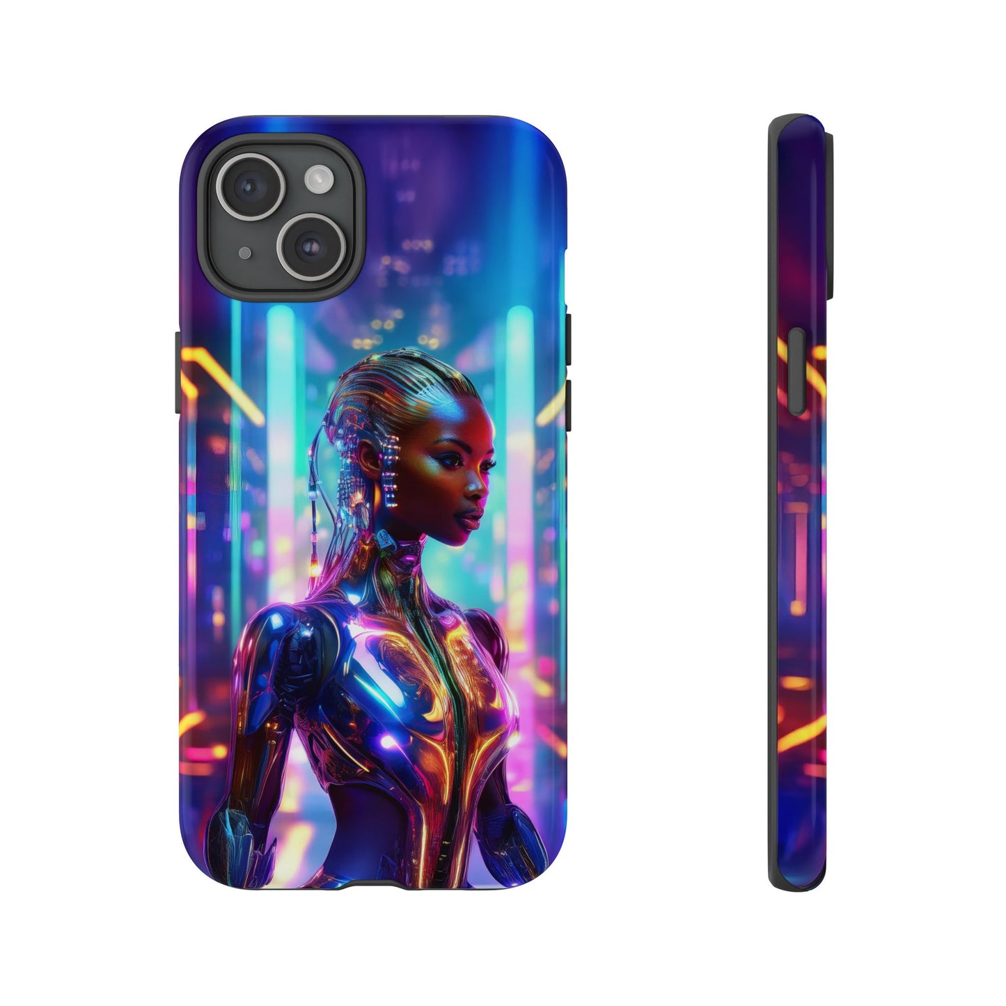 Futuristic Human Android Hybrid Cell Phone Case 018