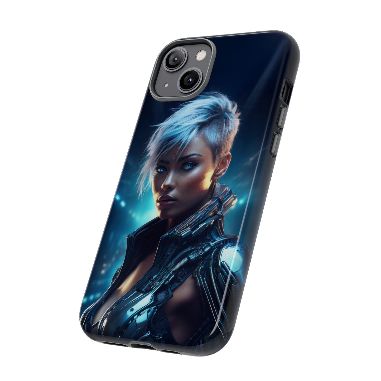 Futuristic Cyberpunk Female Cell Phone Case 027