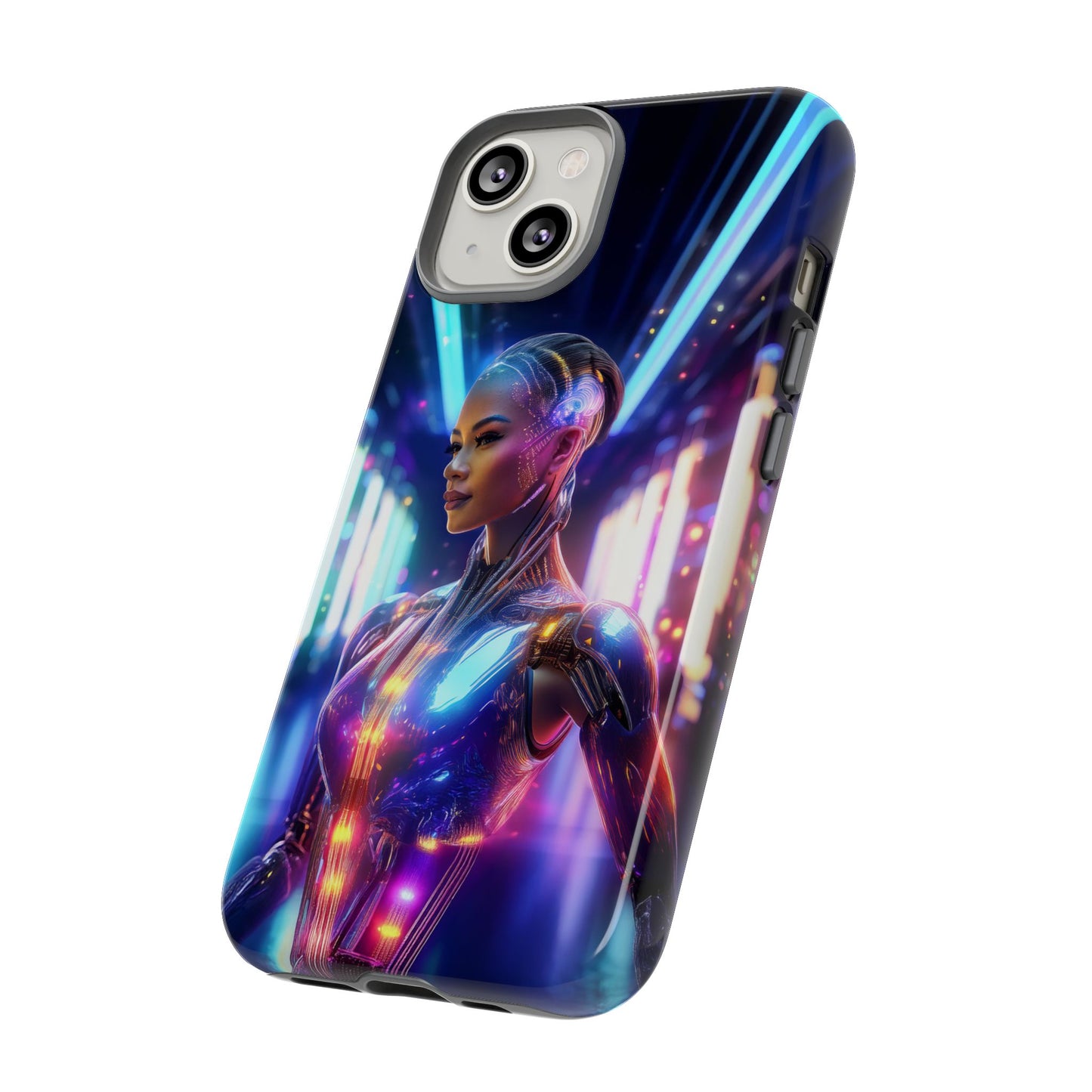 Futuristic Human Android Hybrid Cell Phone Case 010