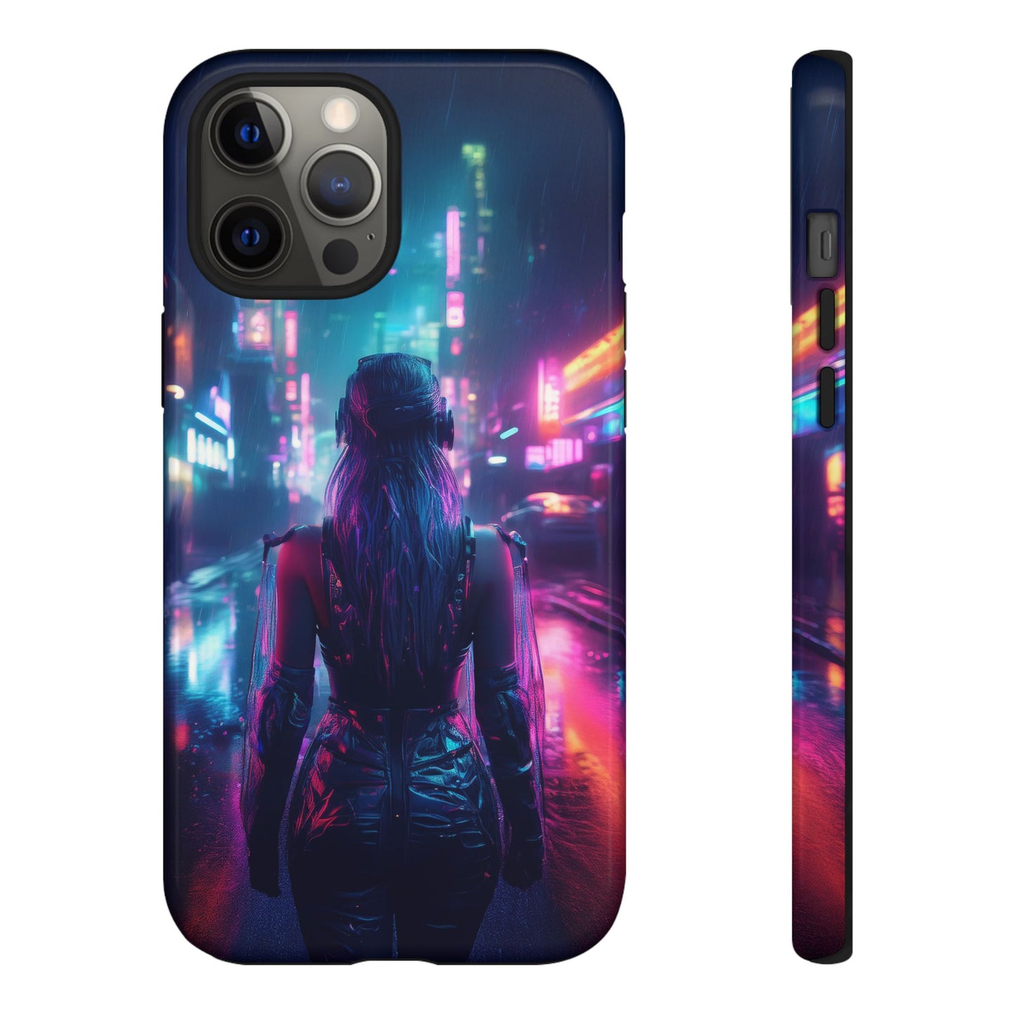 Futuristic Cyberpunk Female Cell Phone Case 032