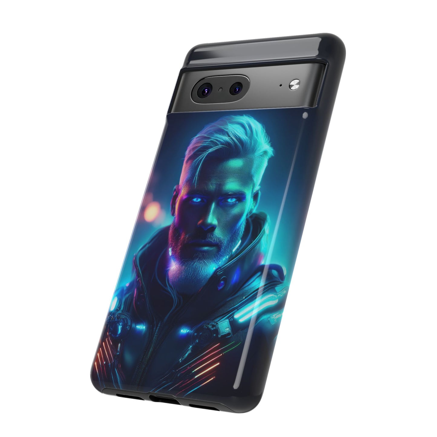 Futuristic Cyberpunk Male Cell Phone Case 023