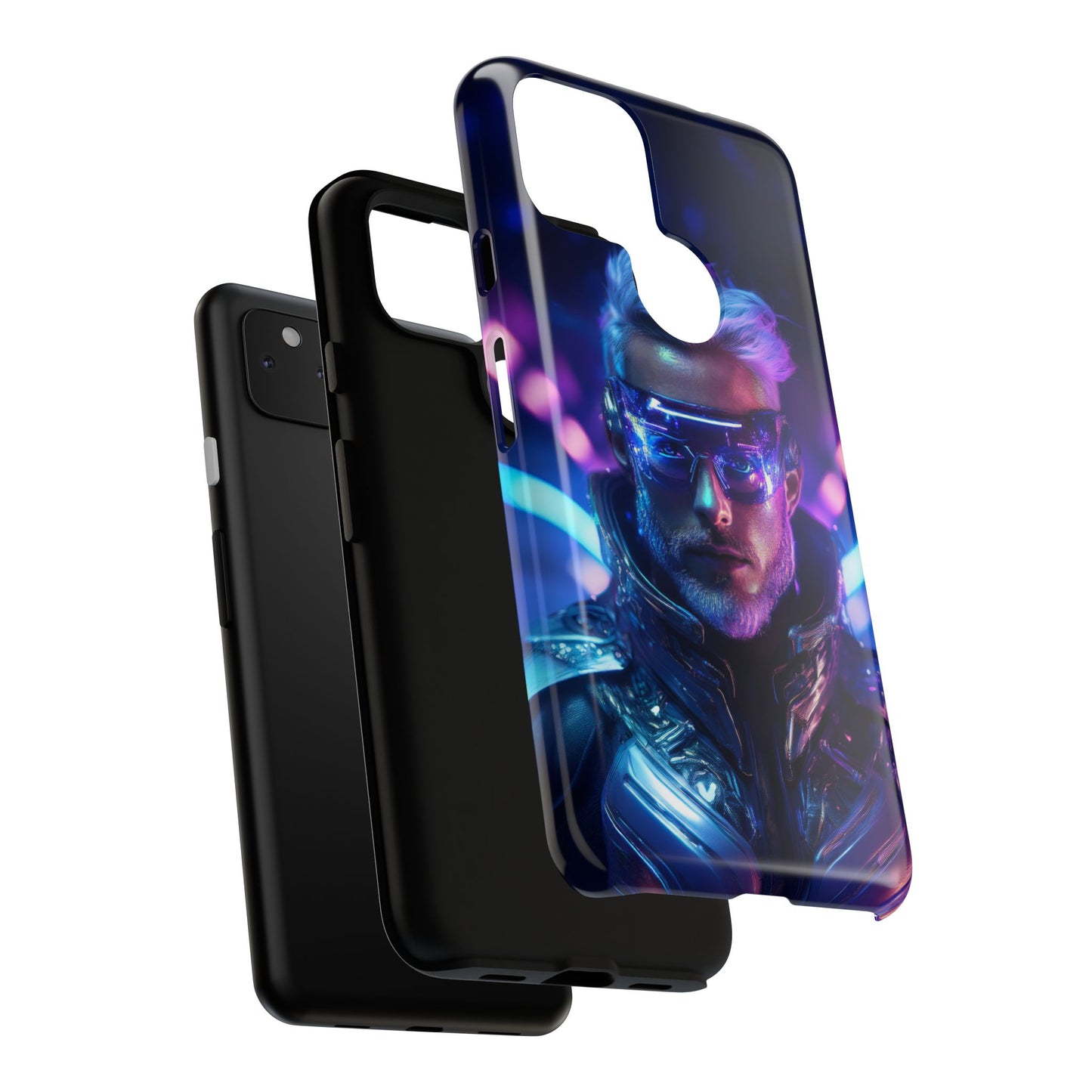 Futuristic Cyberpunk Male Cell Phone Case 020