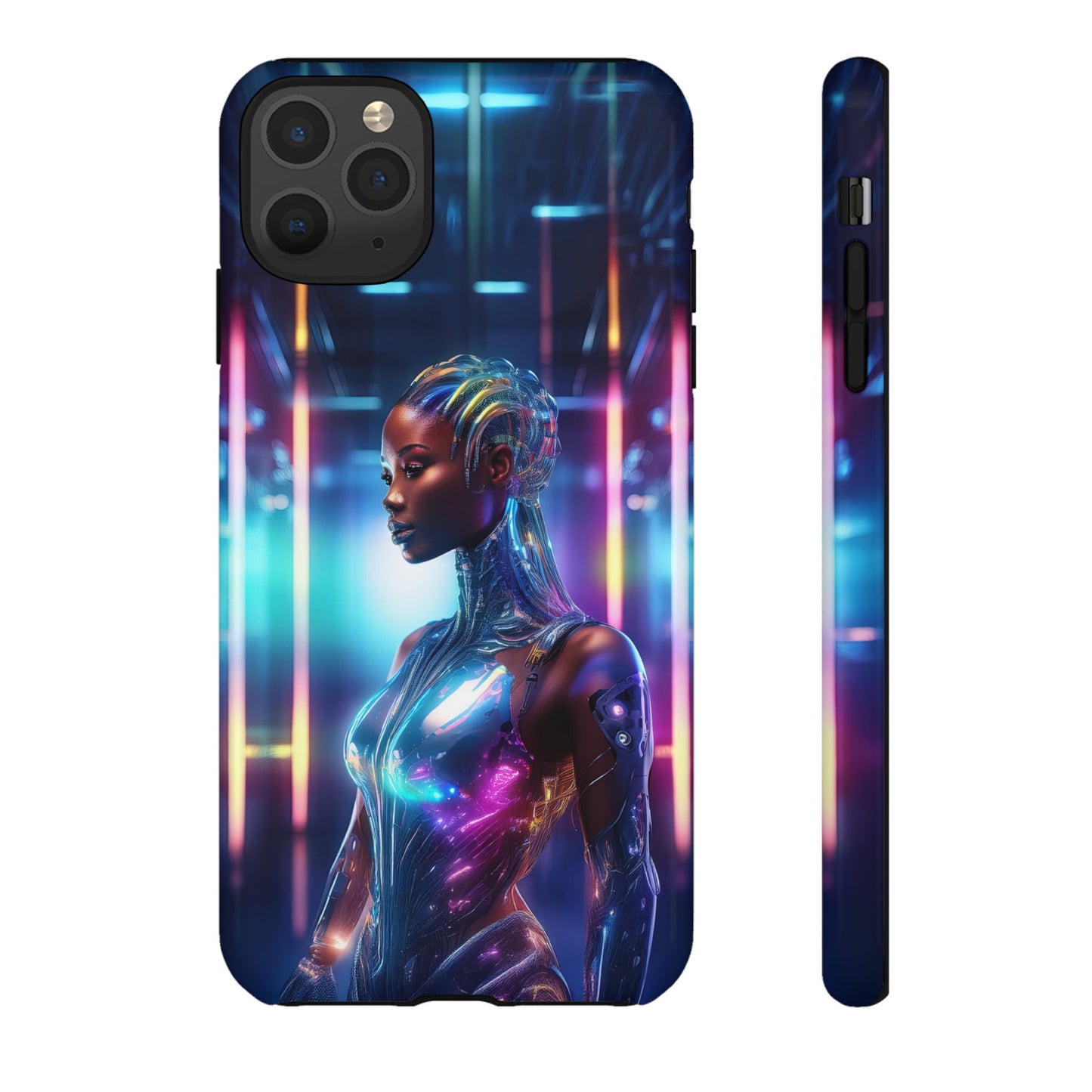 Futuristic Human Android Hybrid Cell Phone Case 014