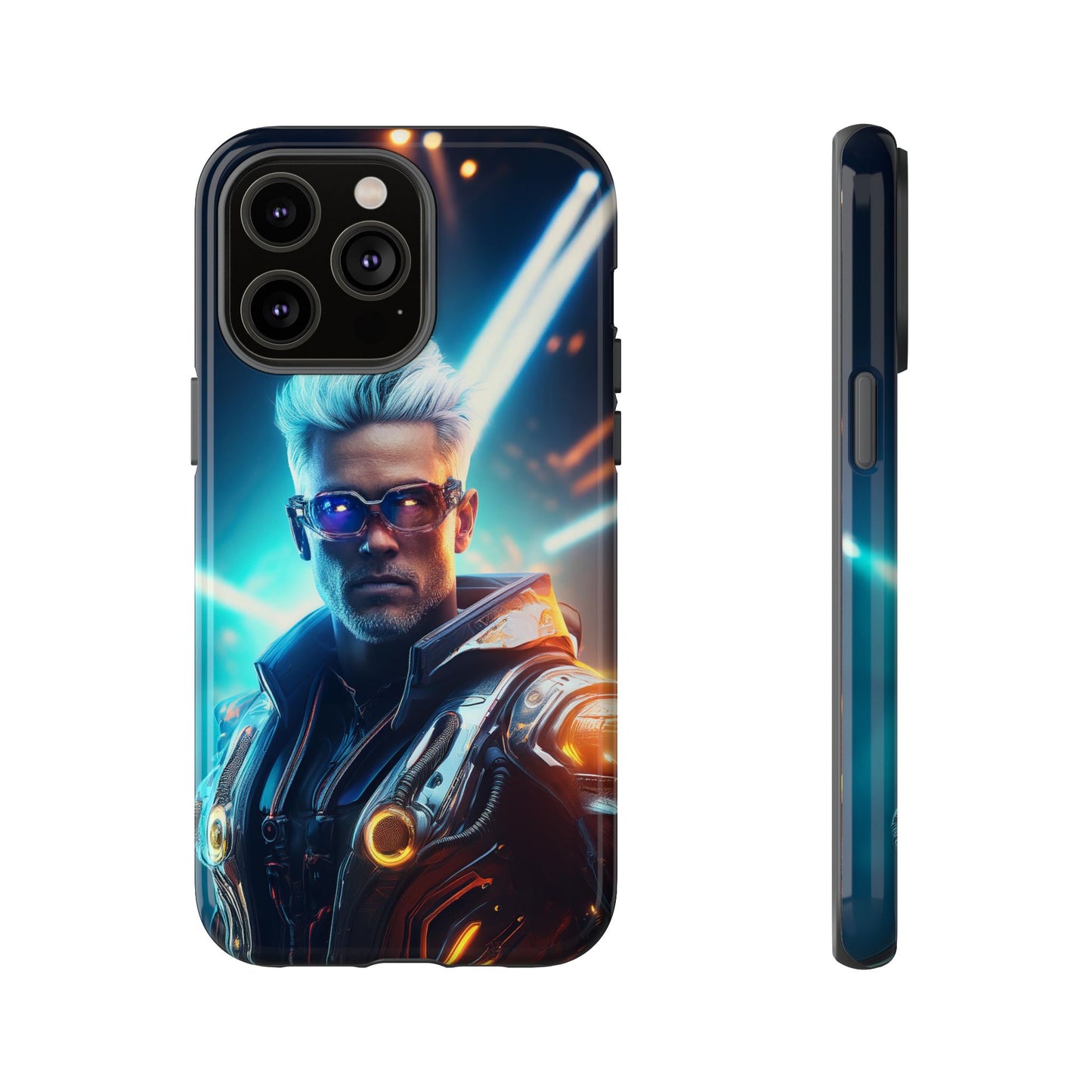 Futuristic Cyberpunk Male Cell Phone Case 013