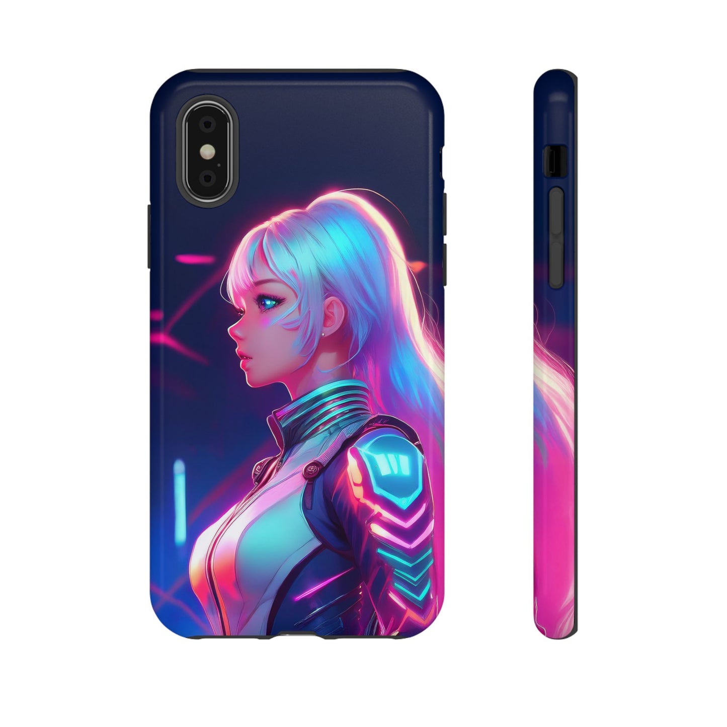 Futuristic Cyberpunk Female Cell Phone Case 009