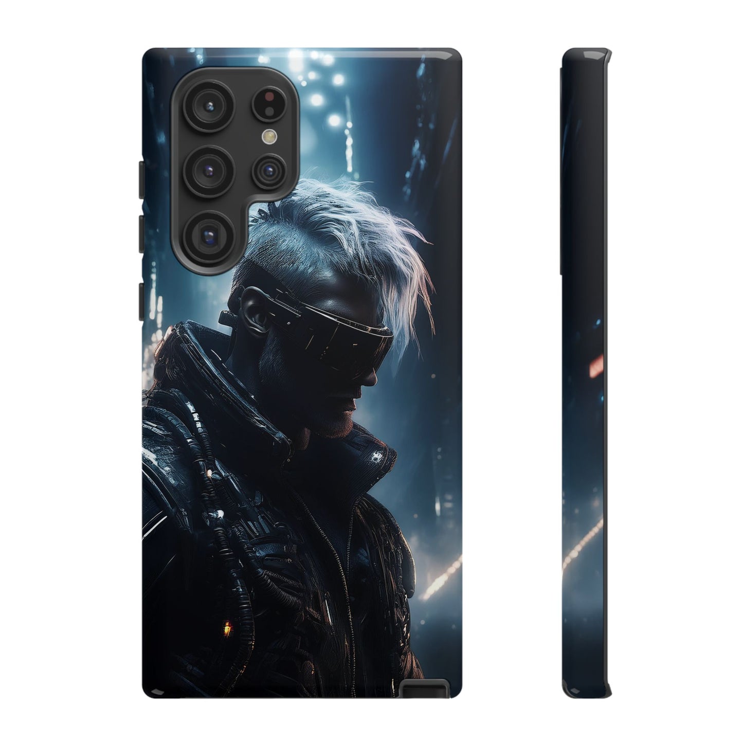 Futuristic Cyberpunk Male Cell Phone Case 025