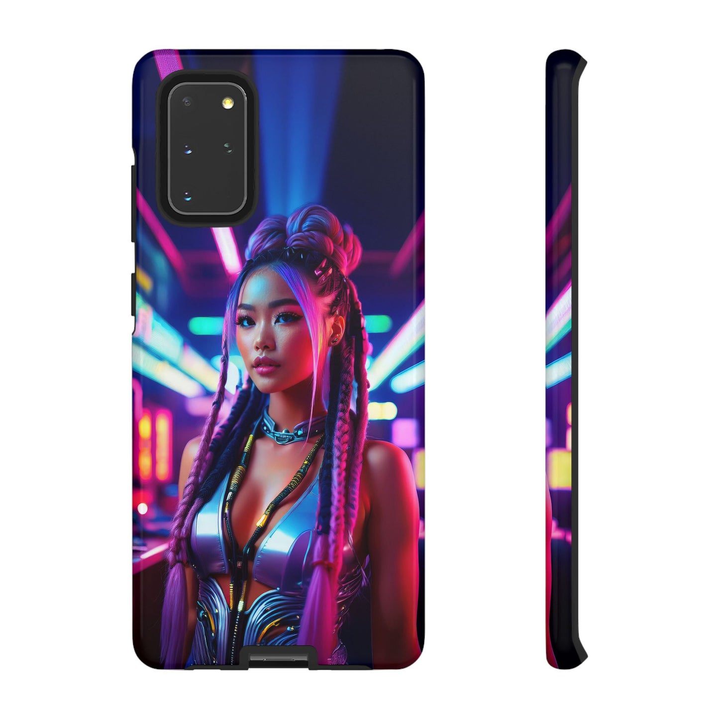 Futuristic Cyberpunk Female Cell Phone Case 008